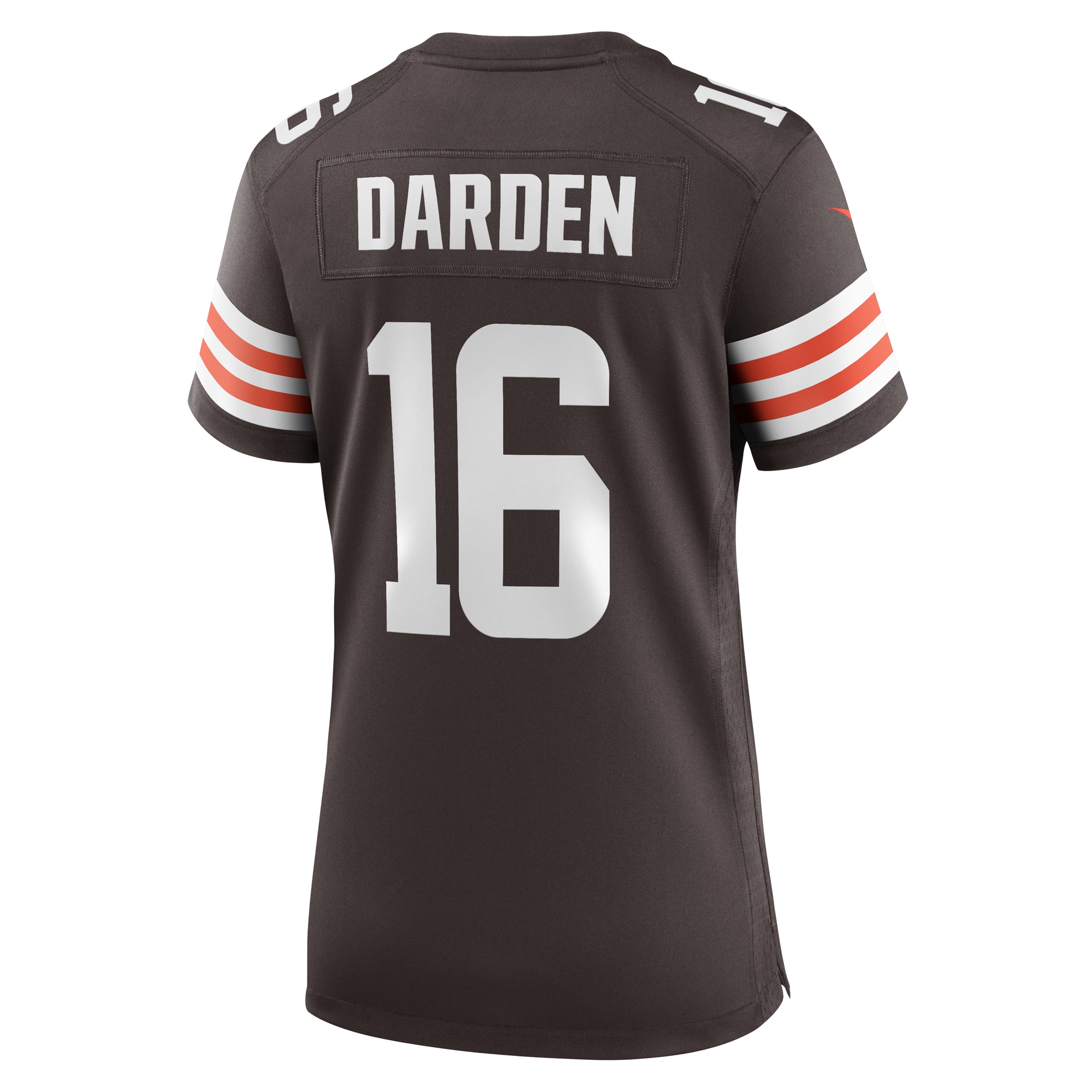 Cleveland Browns Jaelon Darden Brown Team Game NFL Jersey Women's