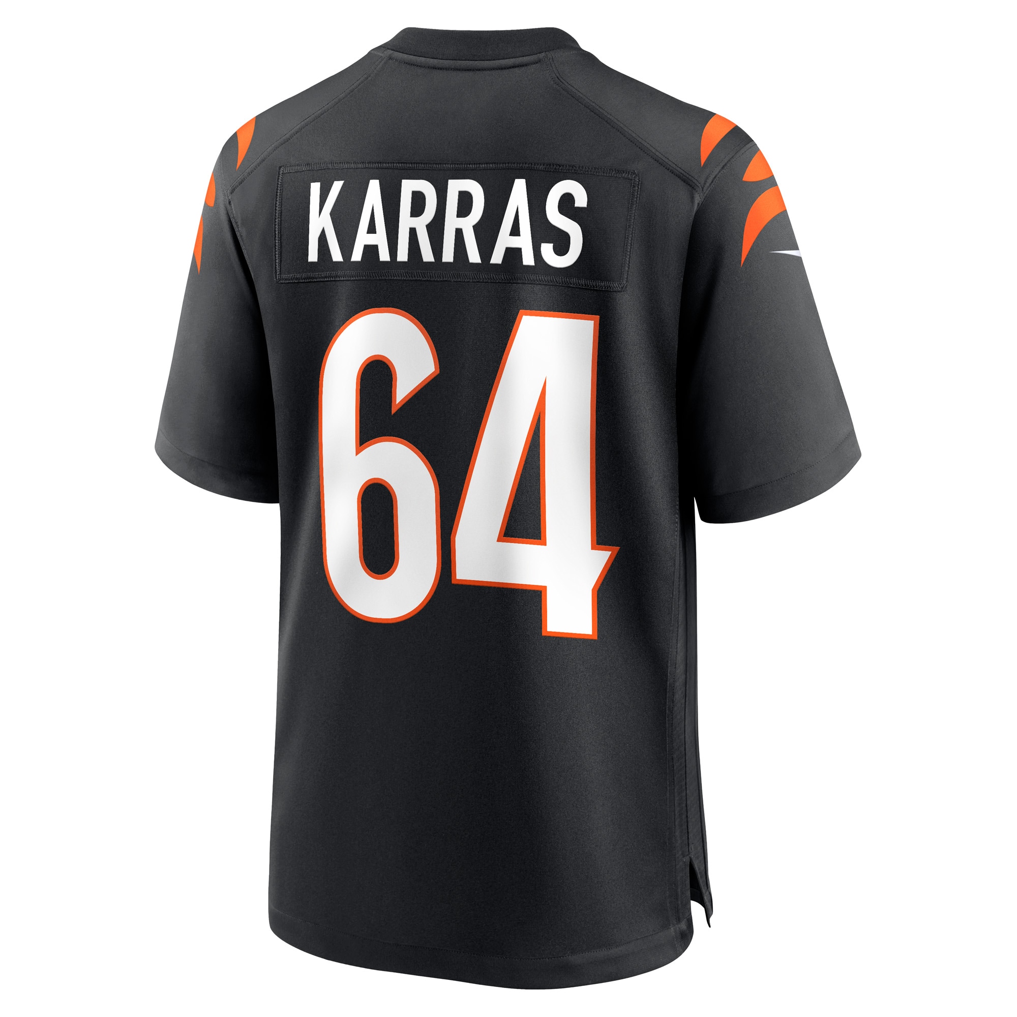 Cincinnati Bengals Ted Karras Black Game Player NFL Jersey Men's