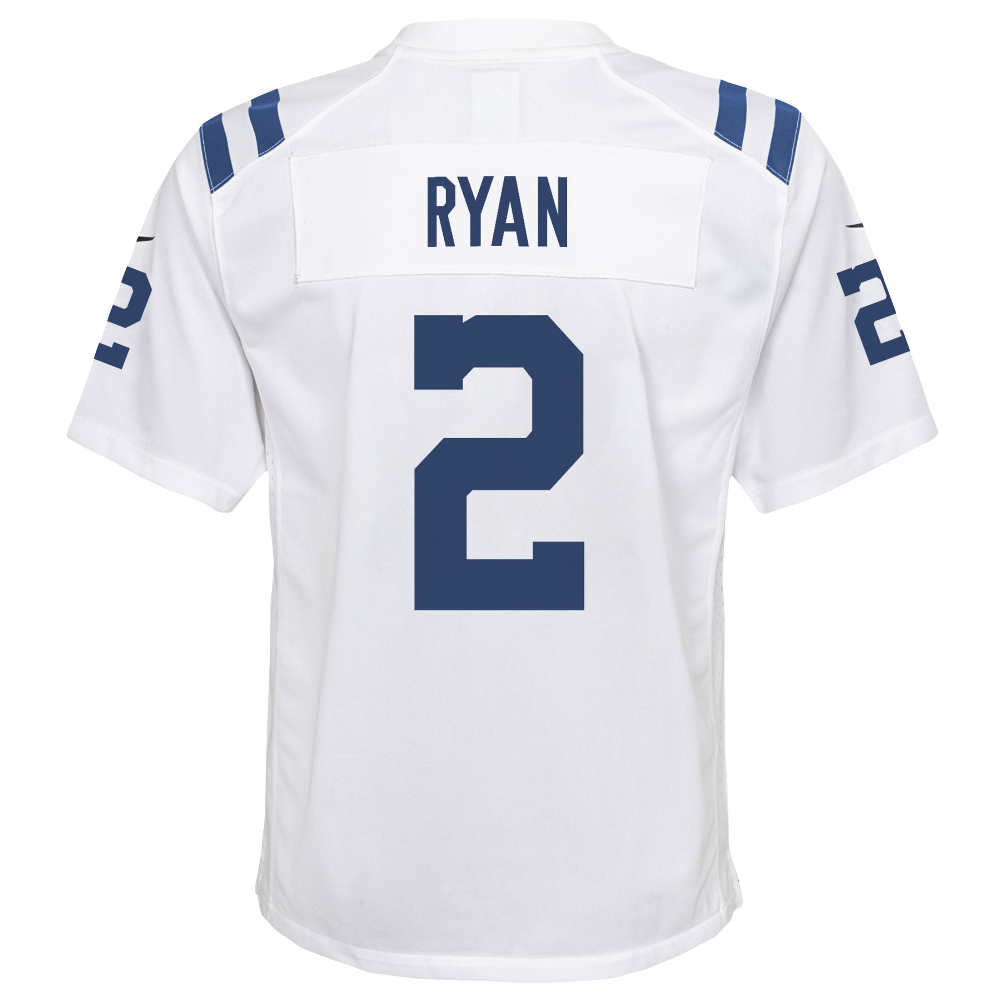Indianapolis Colts Matt Ryan White Away Game NFL Jersey Youth