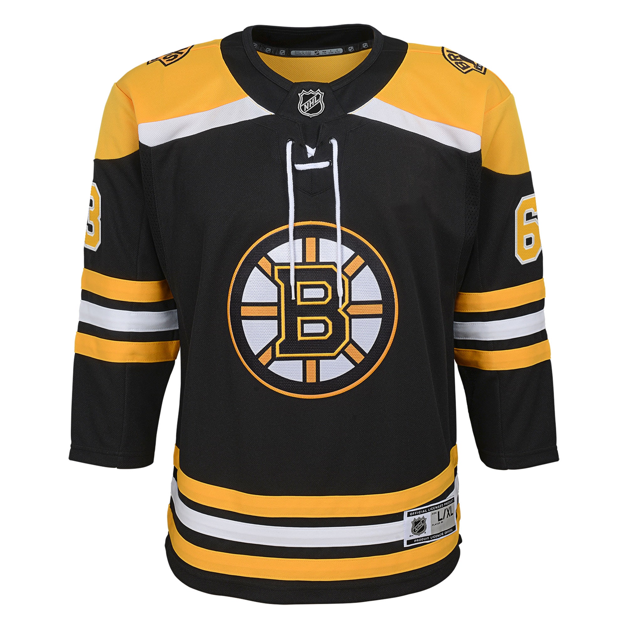 Boston Bruins Brad Marchand Black Home Premier Player NHL Jersey Youth