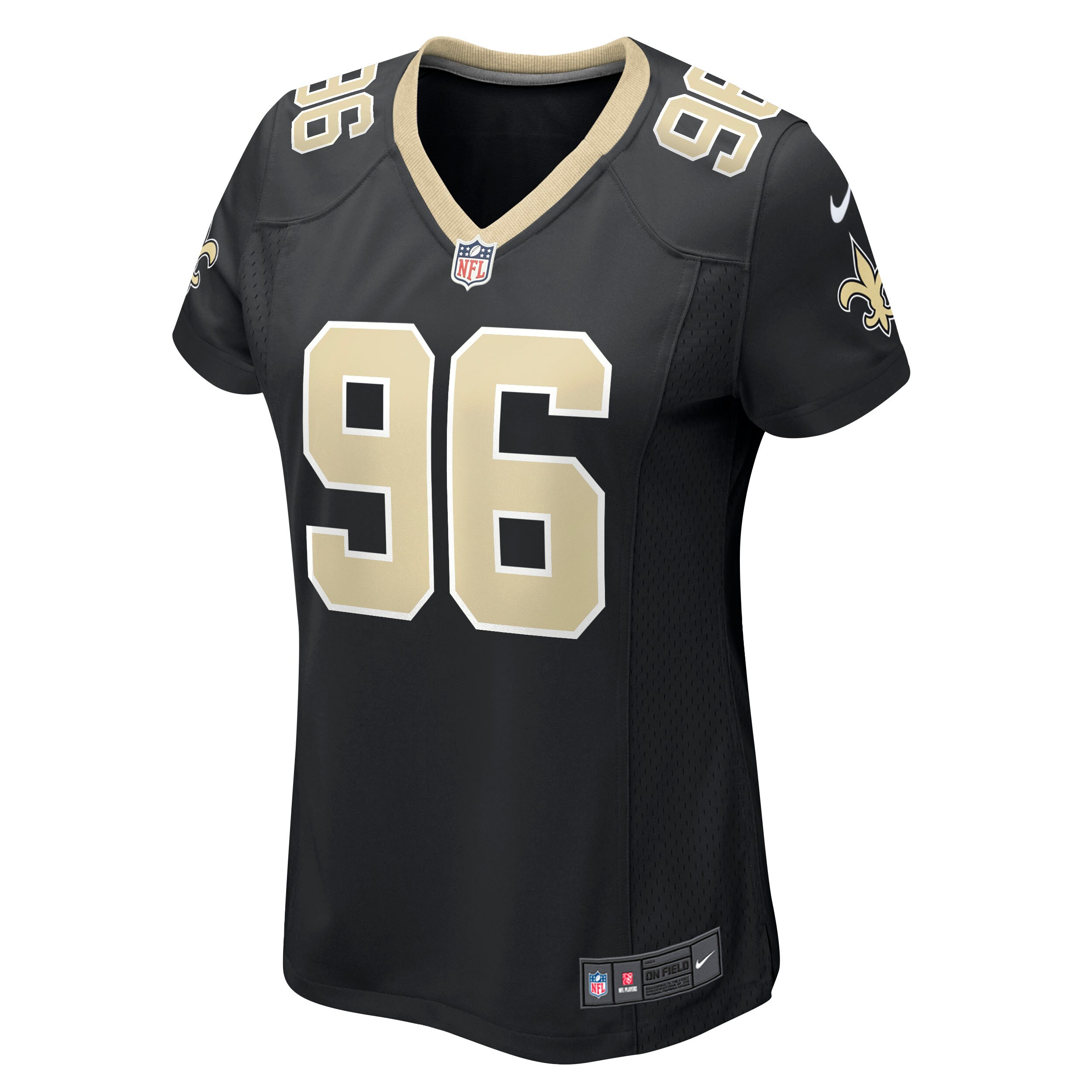 New Orleans Saints Carl Granderson Black Game NFL Jersey Women's