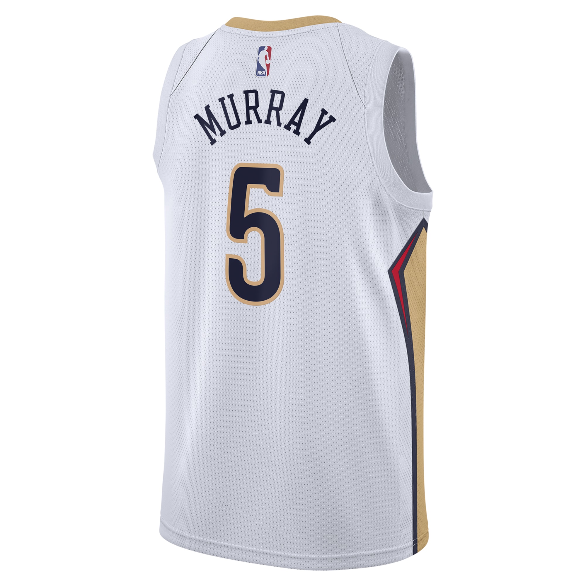 New Orleans Pelicans Association Edition Swingman White Dejounte Murra Unisex NBA Jersey Unisex