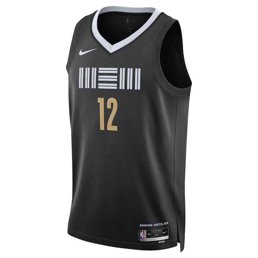 Ja Morant 12 Memphis Grizzlies 2023/24 Swingman City Editio Unisex Black NBA Jersey Unisex