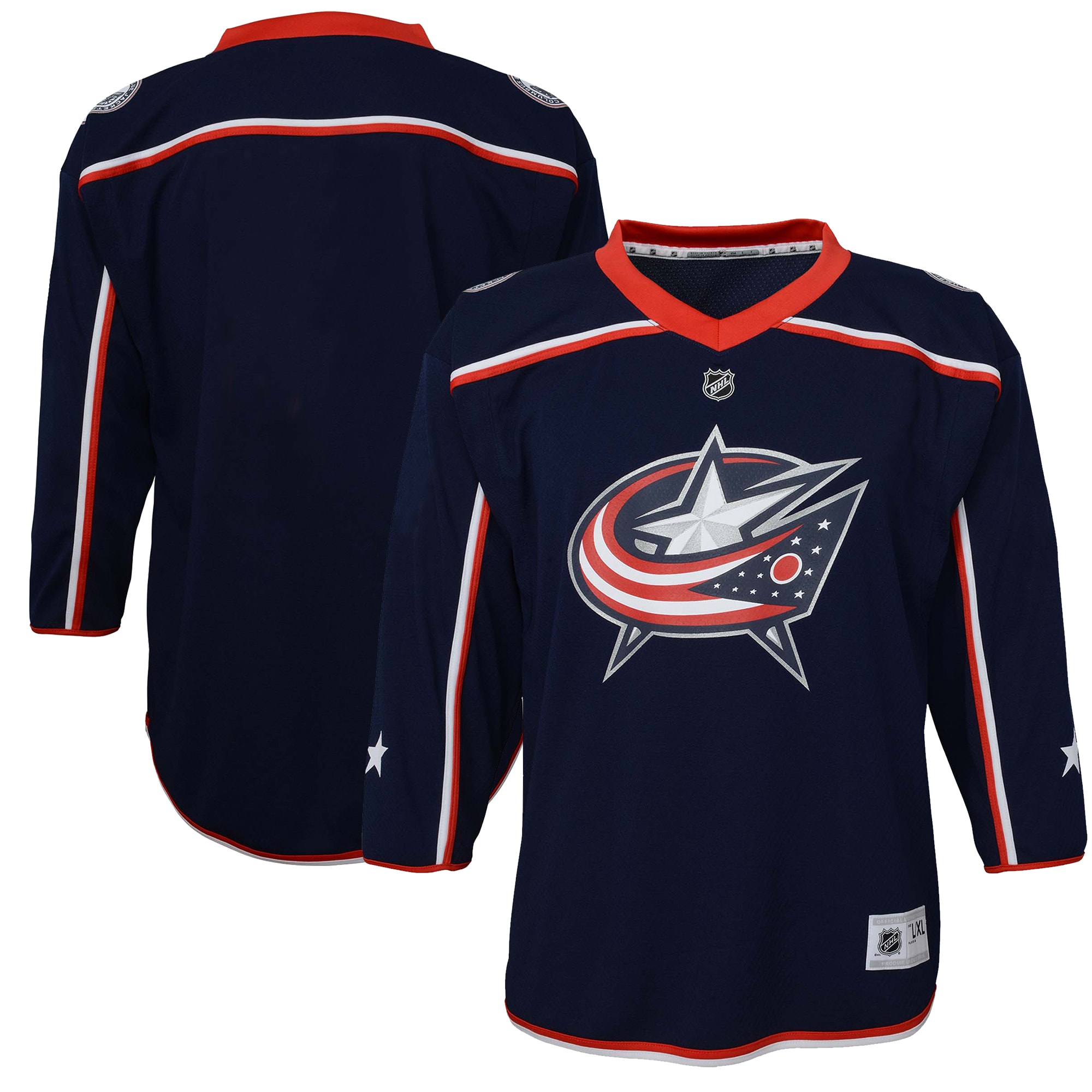 Columbus Blue Jackets Navy Home NHL Jersey Youth