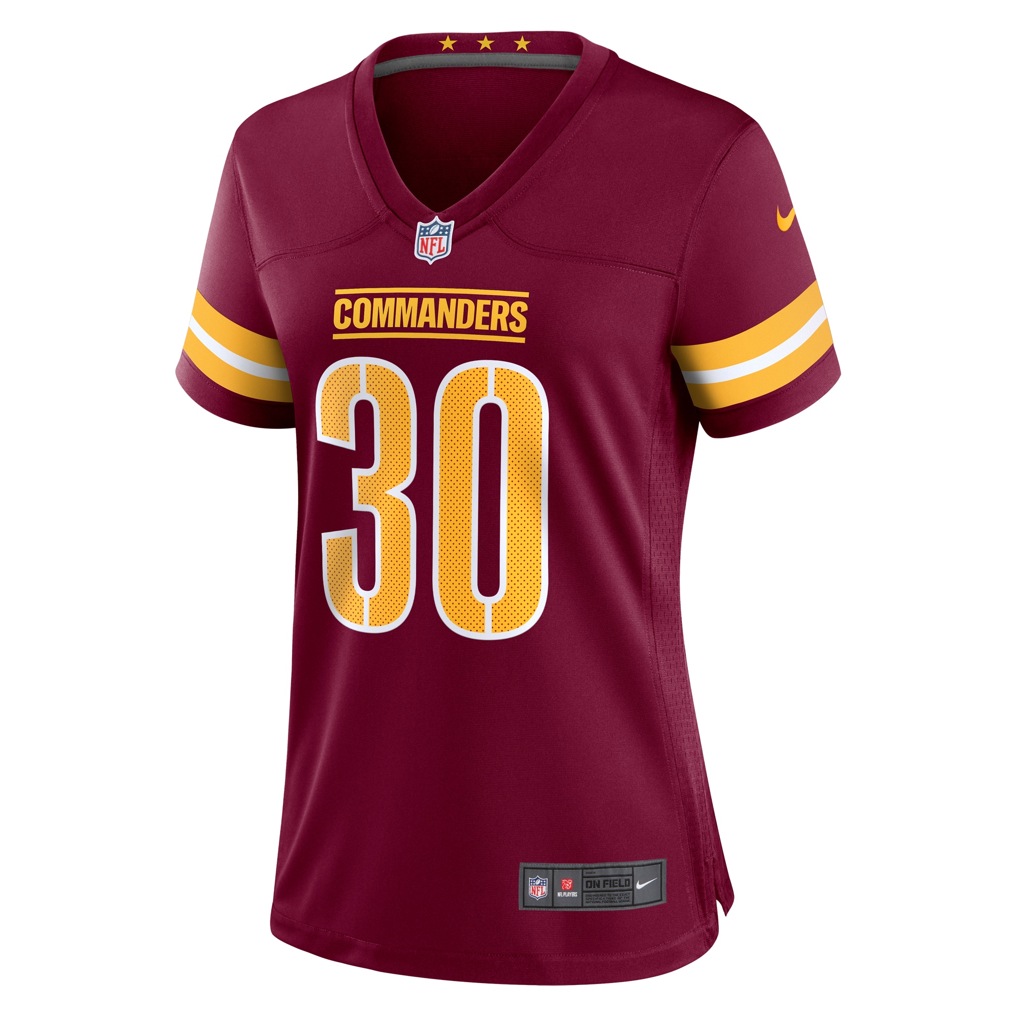 Washington Commanders Austin Ekeler Burgundy Game Player NFL Jersey Women's