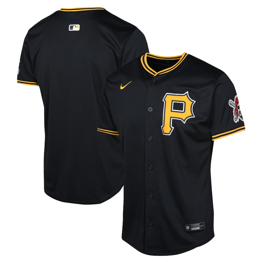 Pittsburgh Pirates Alternate Limited Black MLB Jersey Youth