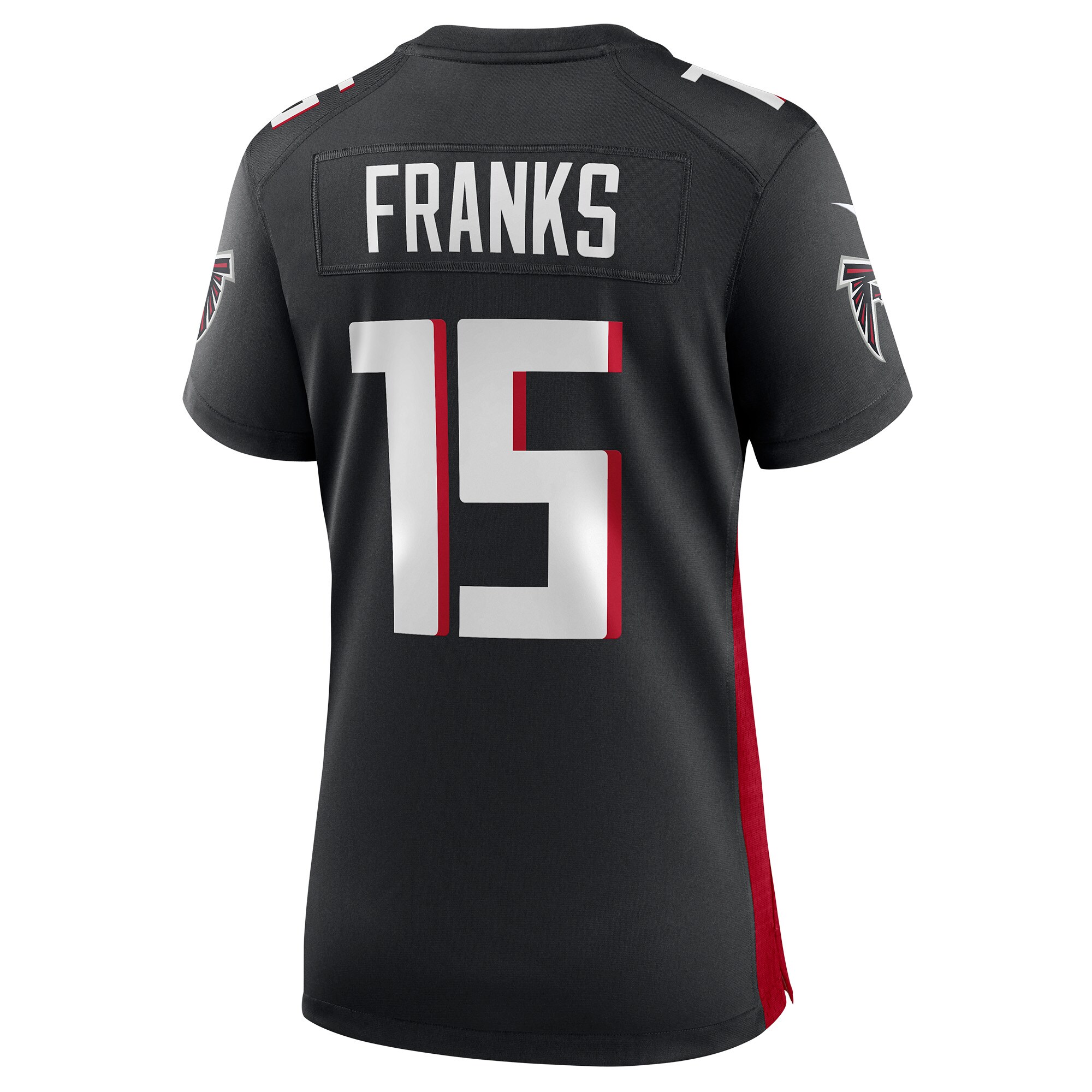 Atlanta Falcons Feleipe Franks Black Game NFL Jersey Women's