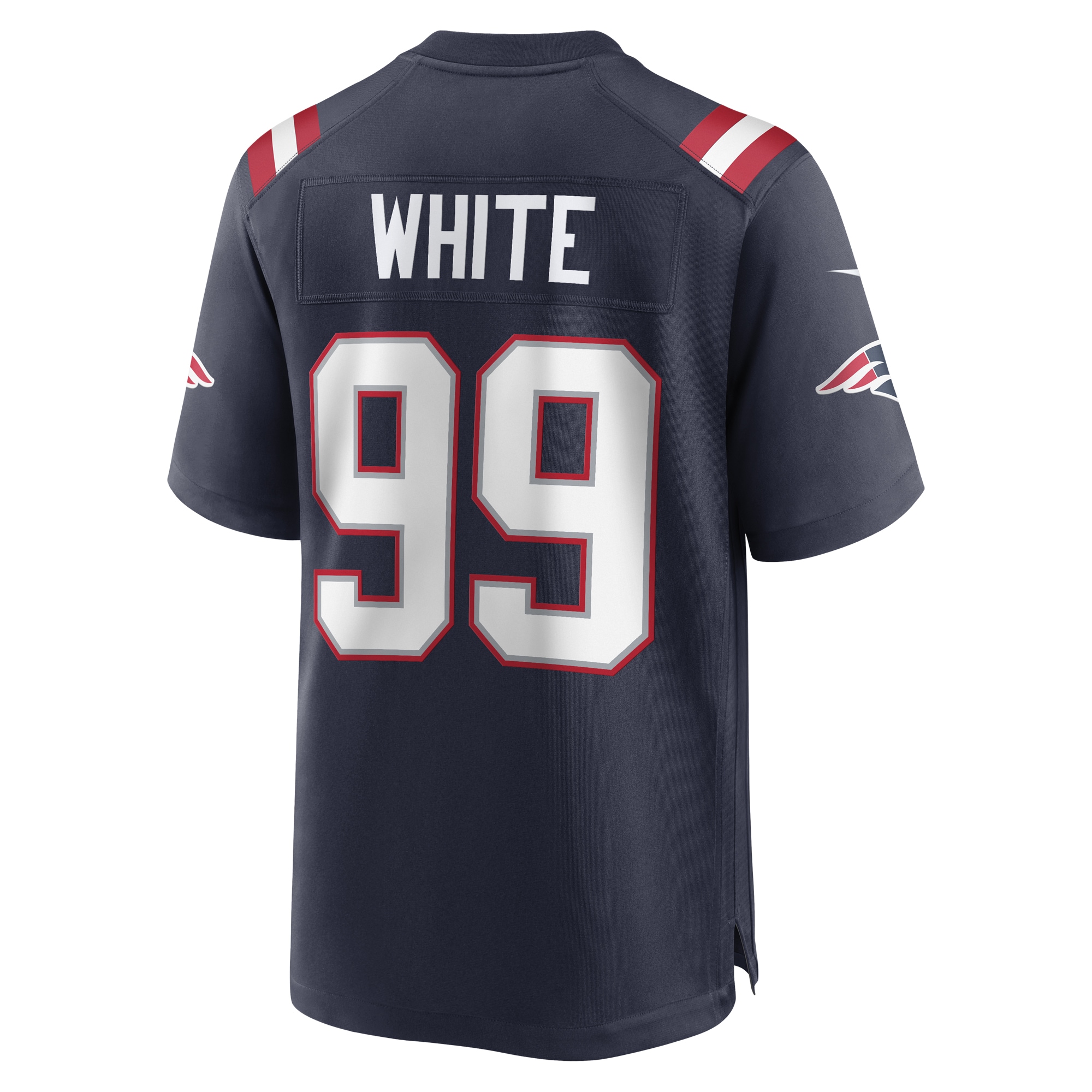 New England Patriots Keion White Navy Game NFL Jersey Men's