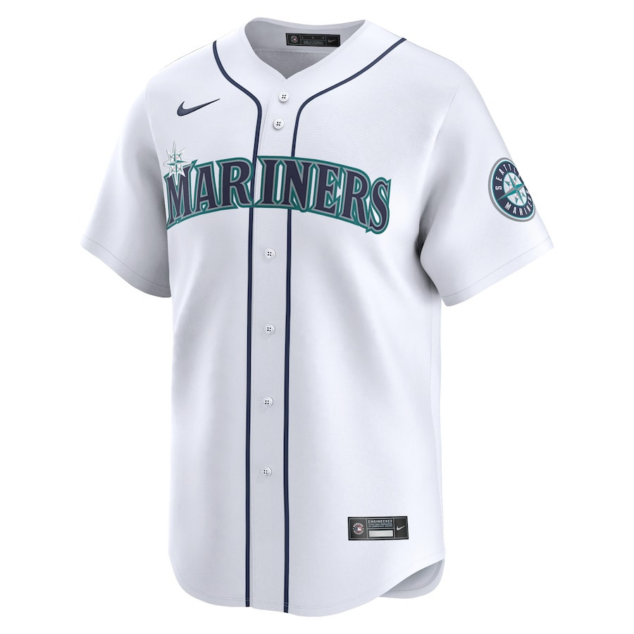 Seattle Mariners Home Limited White MLB Jersey Youth