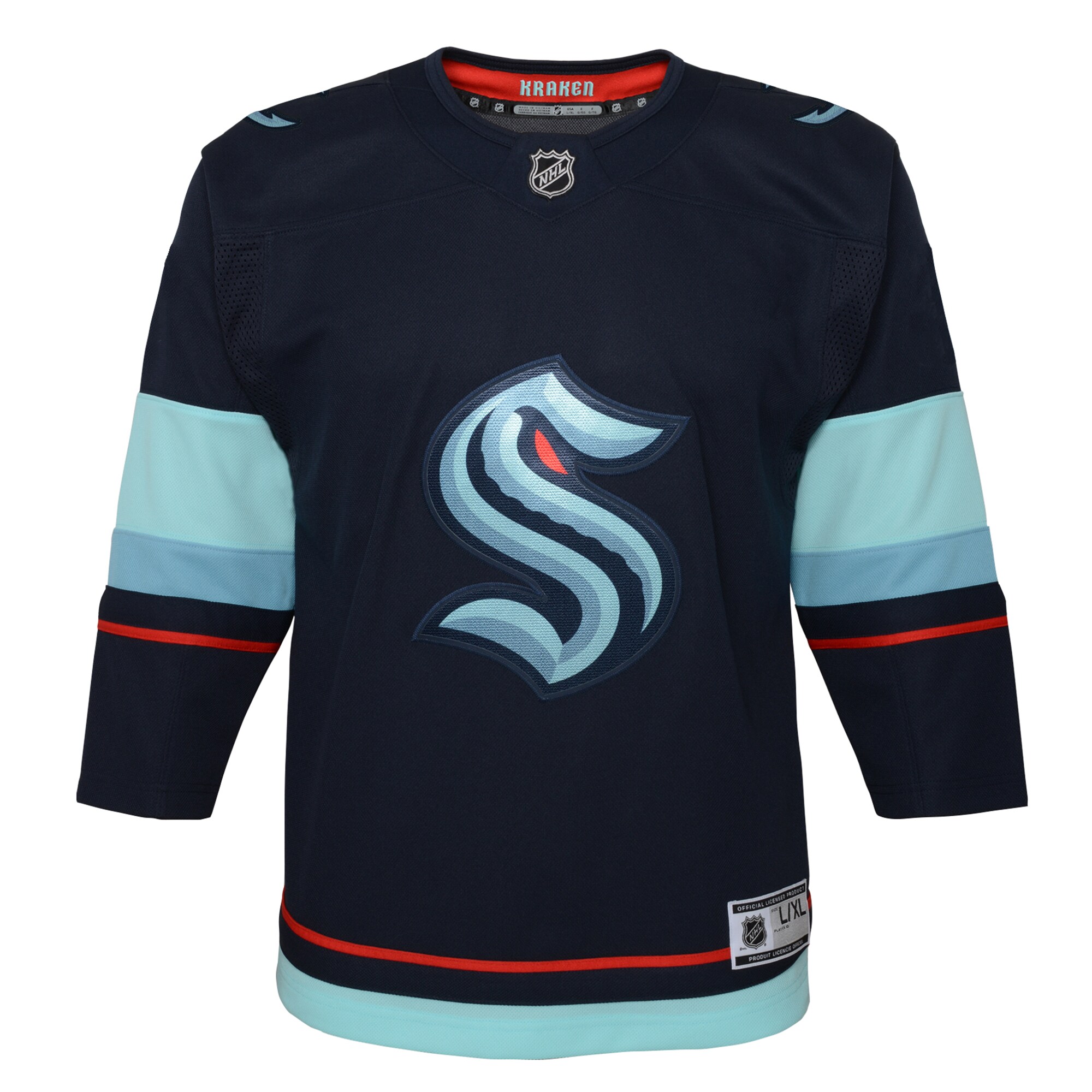 Seattle Kraken Navy Home Premier NHL Jersey Youth