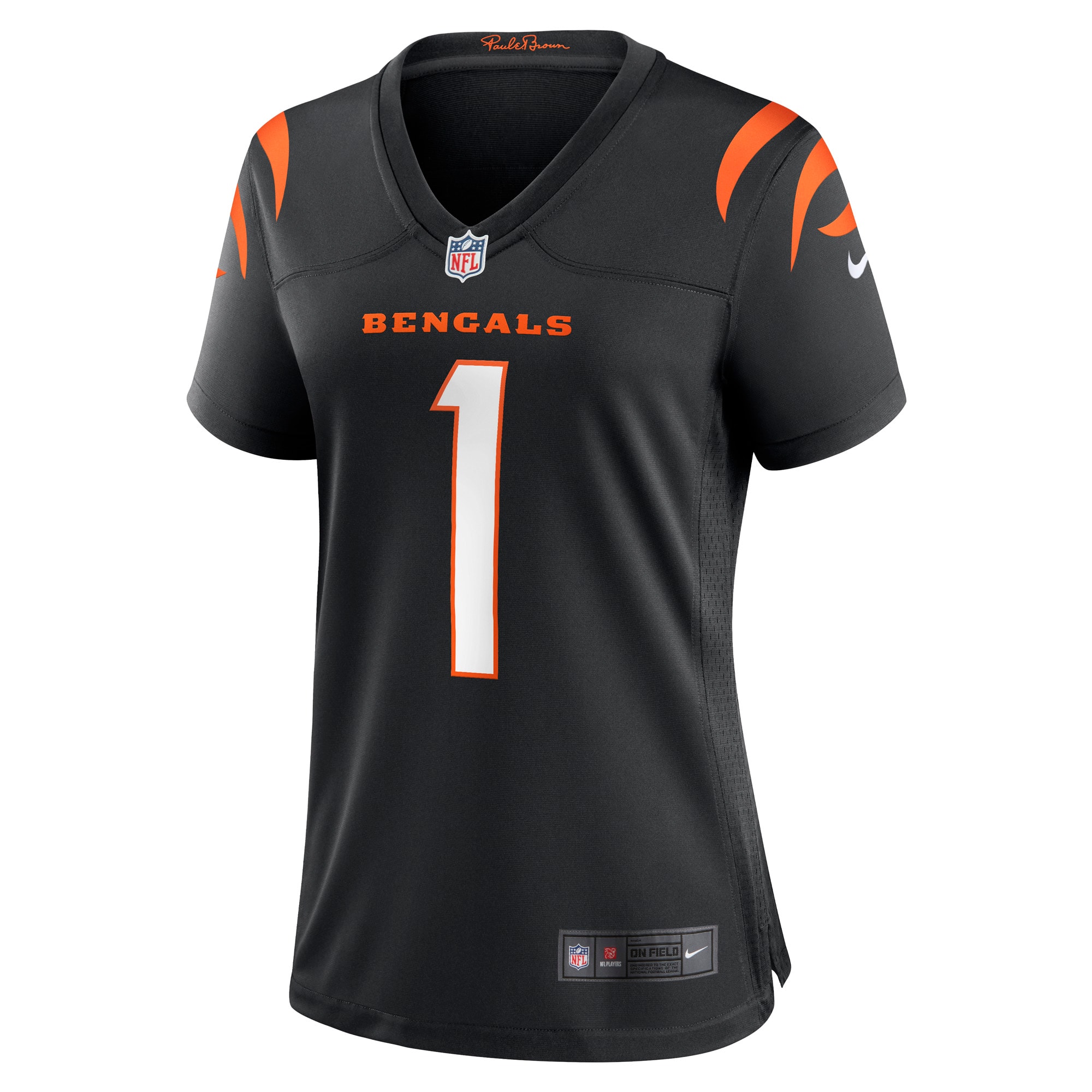 Cincinnati Bengals Ja'Marr Chase Black Game NFL Jersey Women's