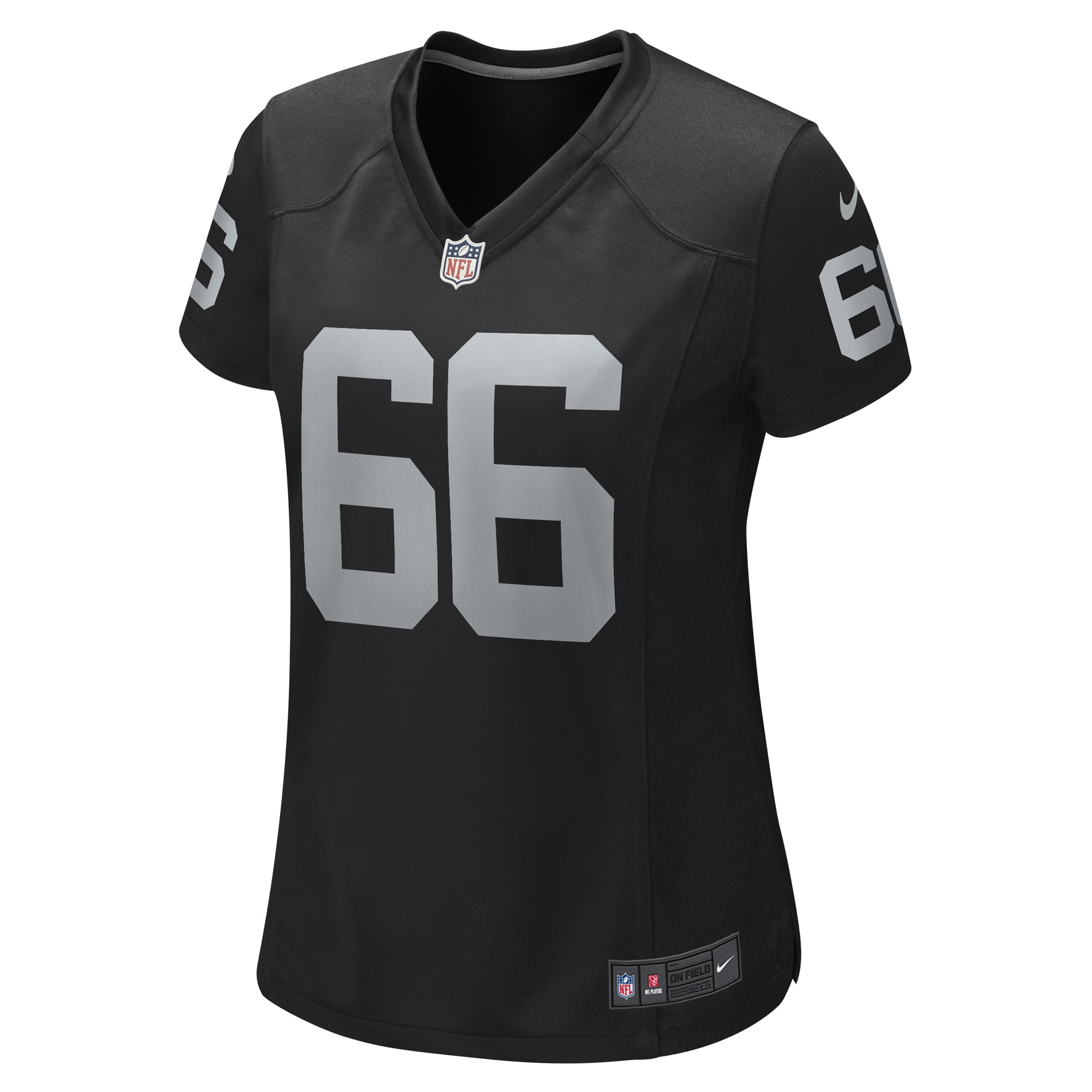 Las Vegas Raiders Dylan Parham Black Game Player NFL Jersey Women's