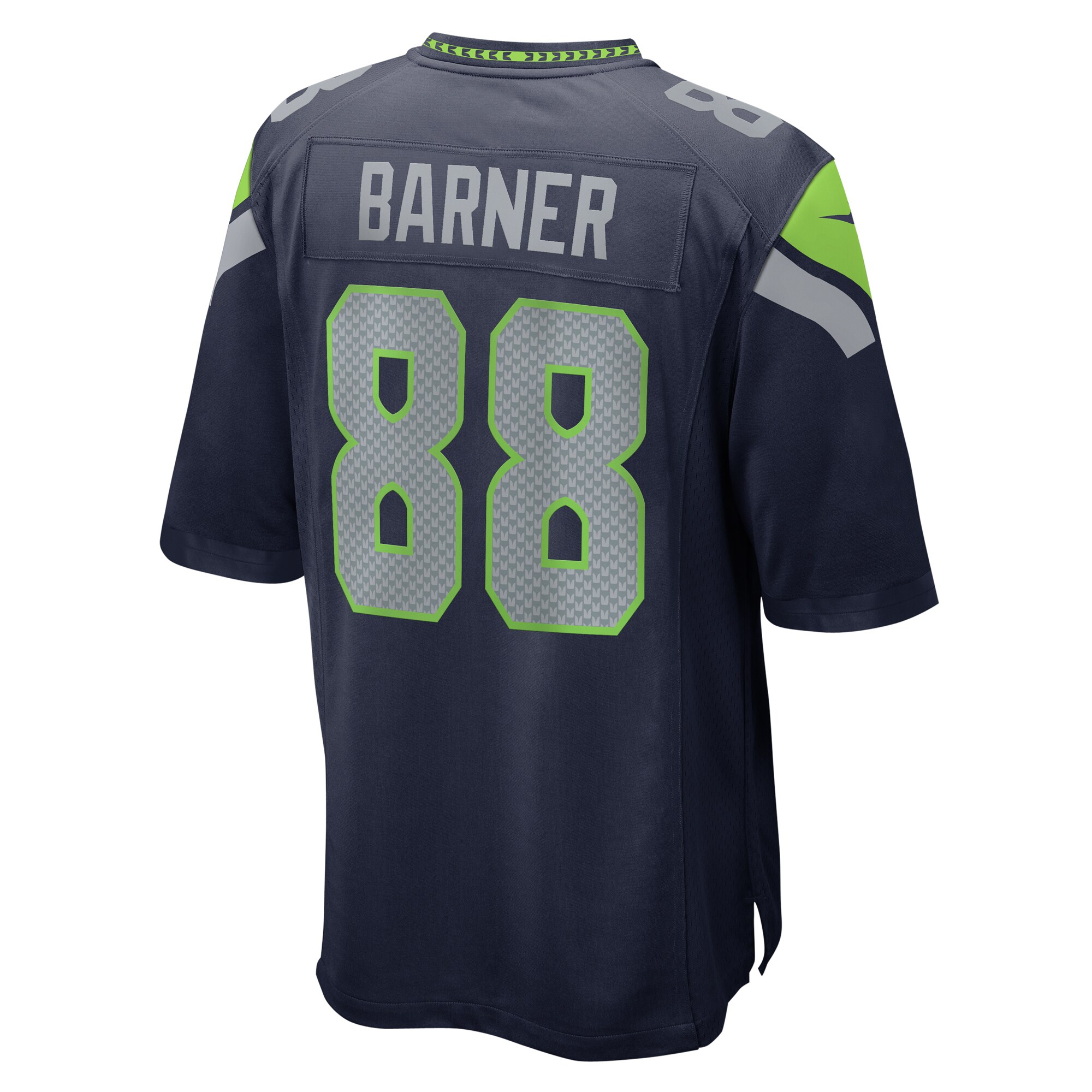 Seattle Seahawks A.J. Barner College Navy Game NFL Jersey Men's