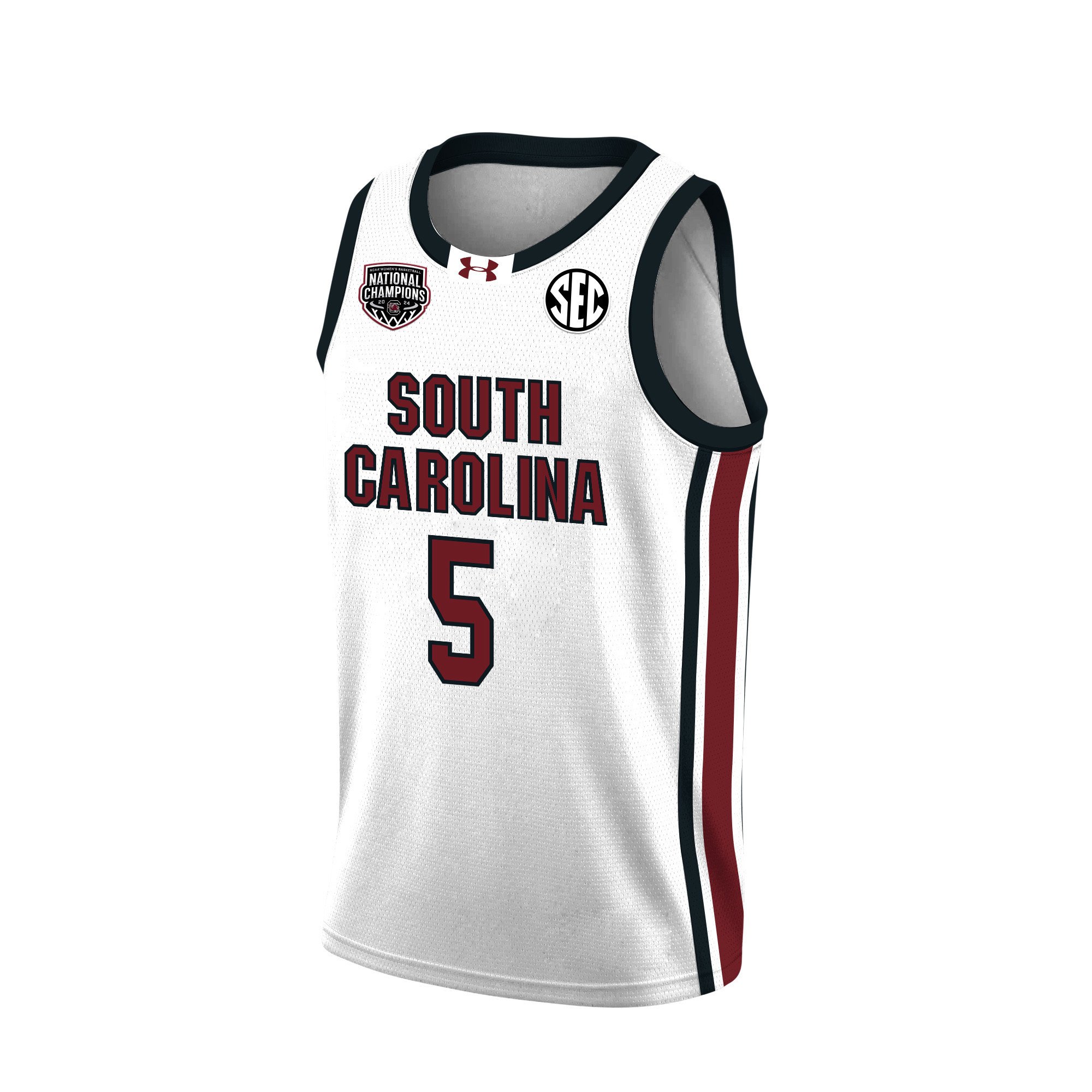 Tessa Johnson 5 South Carolina 2024 National Champions Patch Unisex NCAA Jersey Unisex