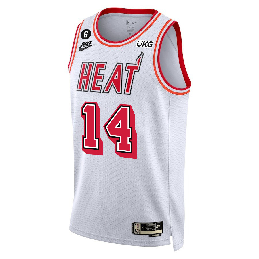 Tyler Herro 14 Miami Heat Final Champions 2023 Swingman Classic Editio White NBA Jersey Men's