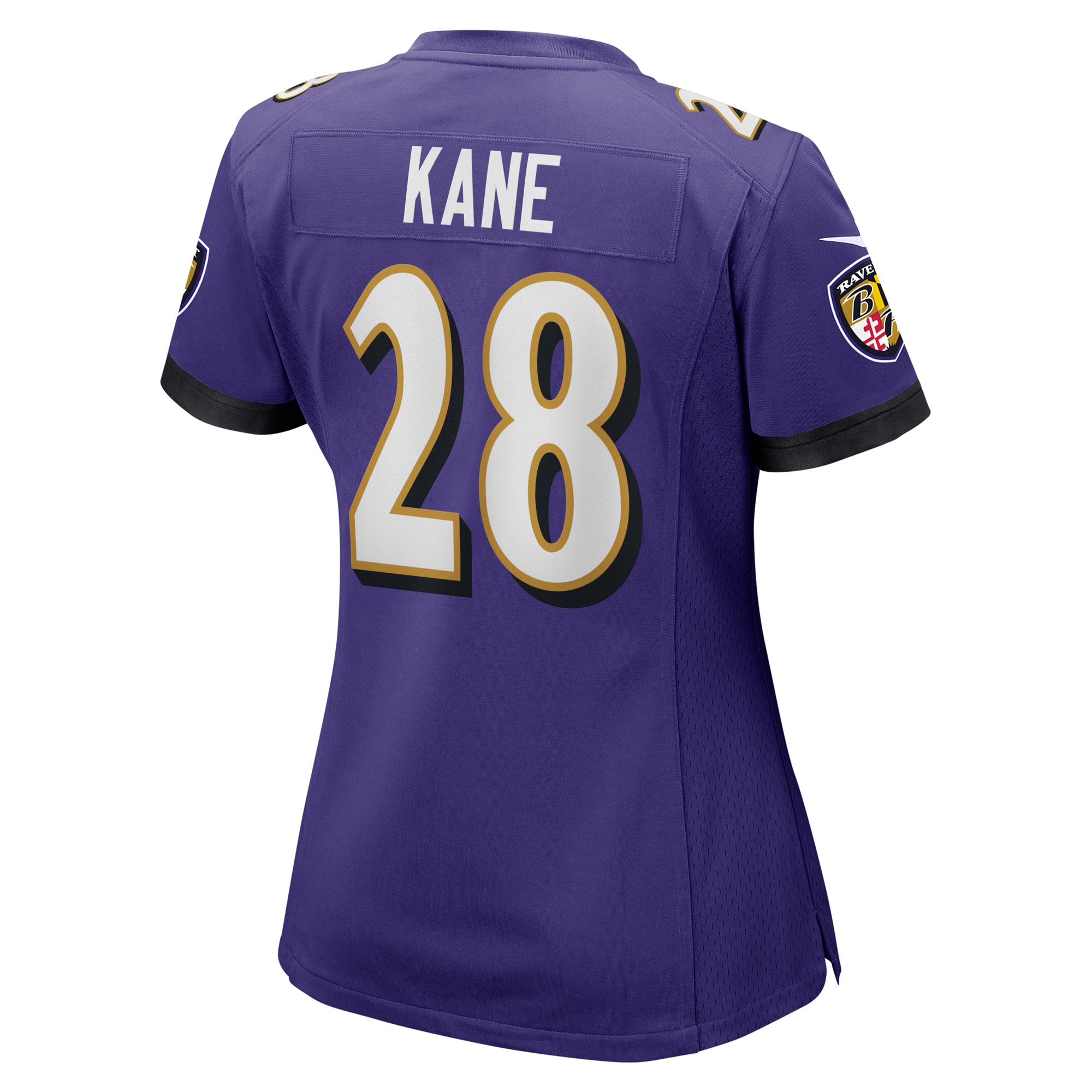 Baltimore Ravens Sanoussi Kane Purple Game NFL Jersey Women's