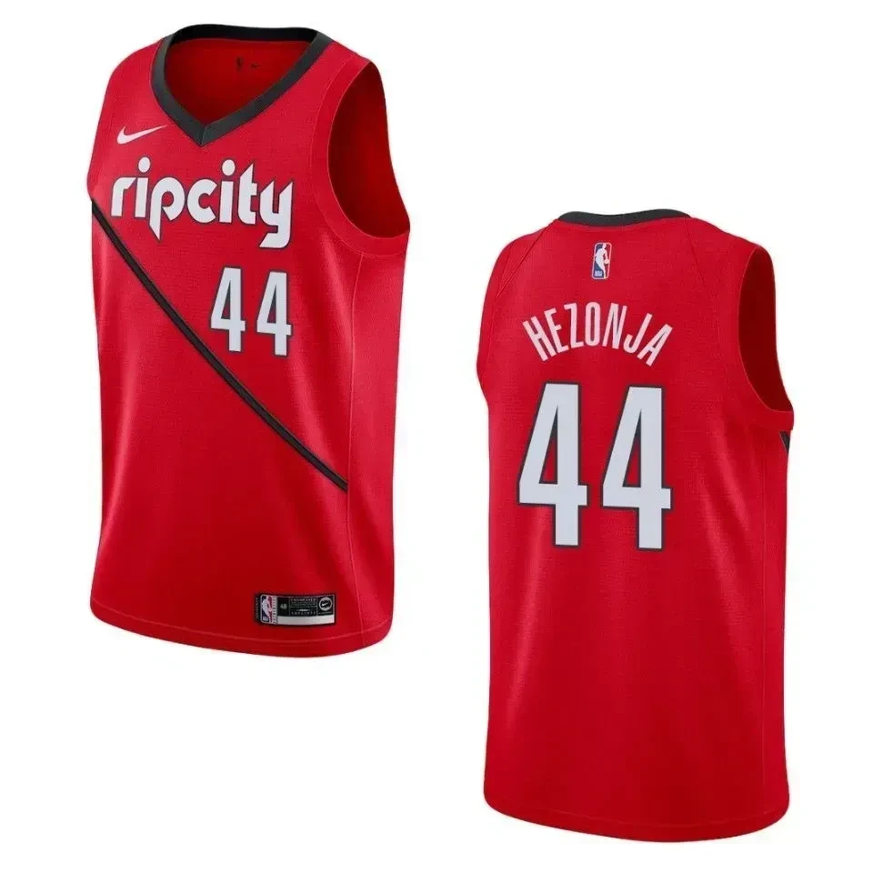 Portland Trail Blazers 44 Mario Hezonja Earned Swingman Red NBA Jersey Men's
