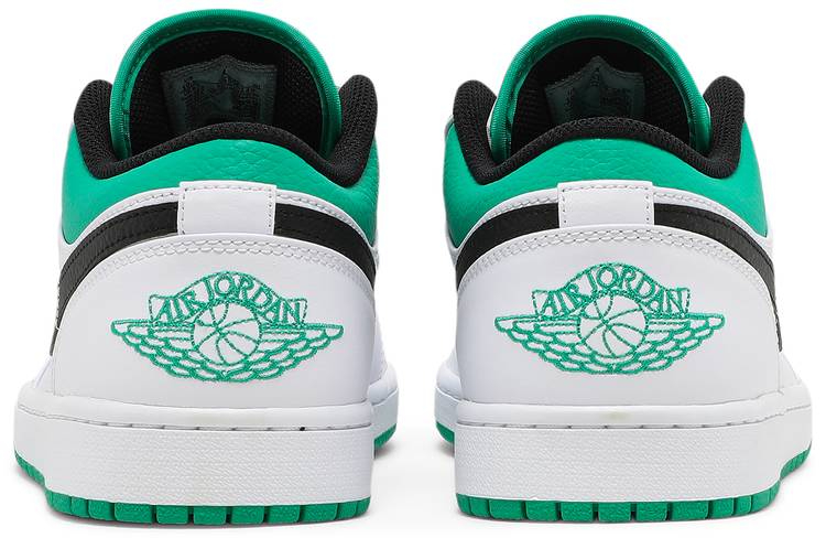 Air Jordan 1 Low White Lucky Green 553558-129