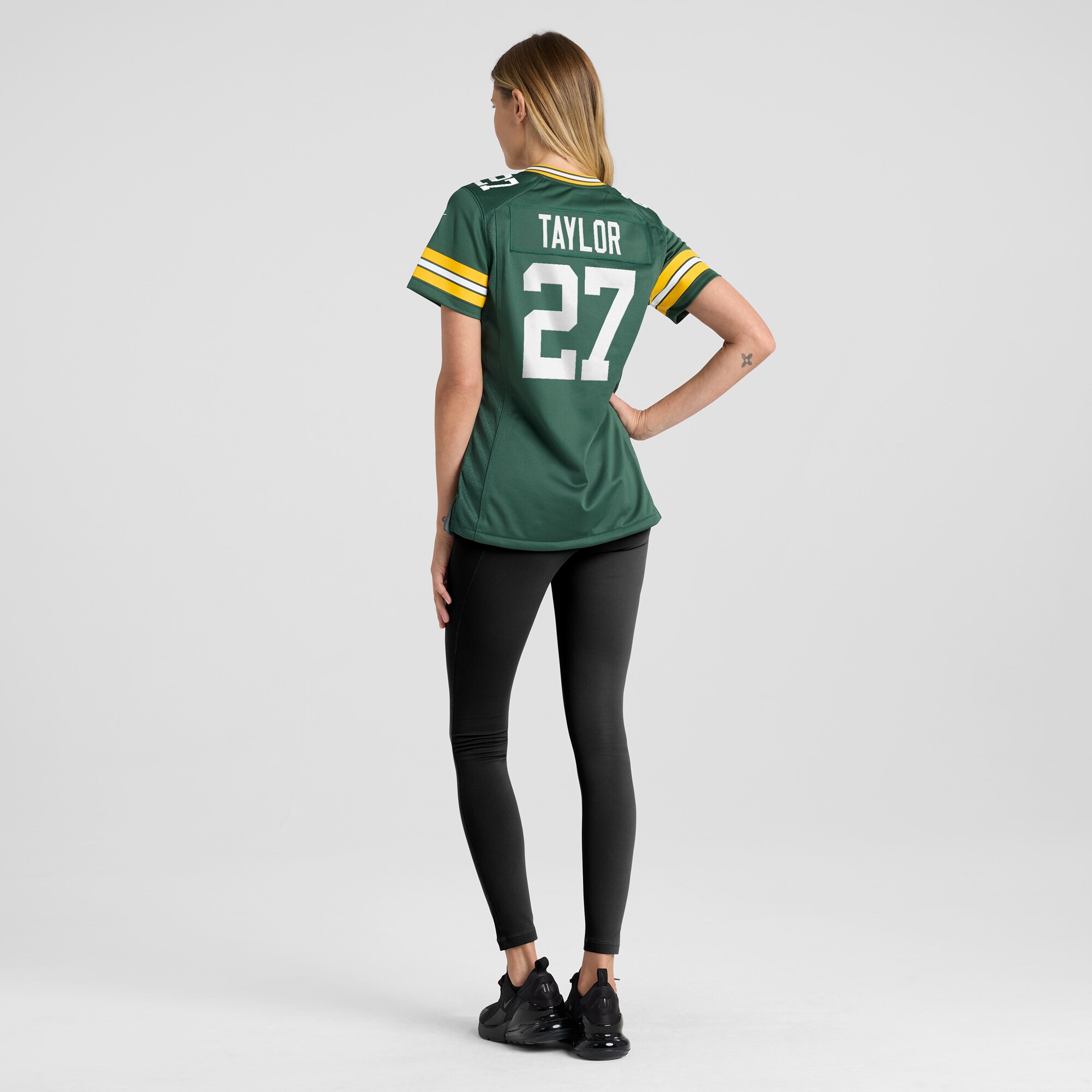 Green Bay Packers Patrick Taylor Green Game Player NFL Jersey Women's