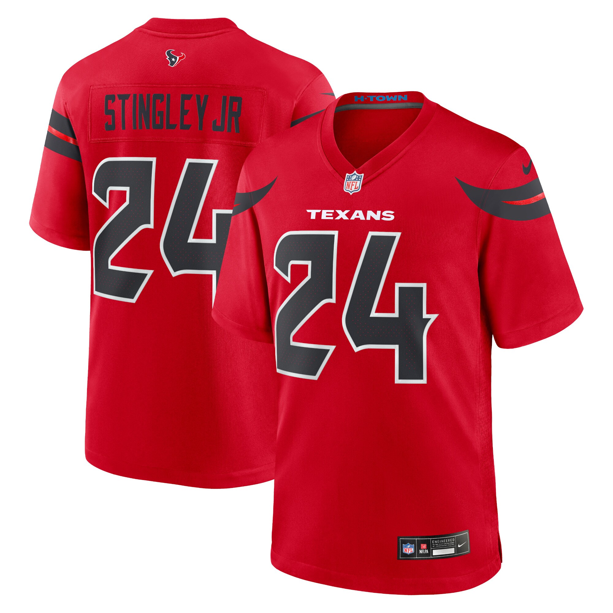 Houston Texans Derek Stingley Jr. Red Alternate Game NFL Jersey Men's
