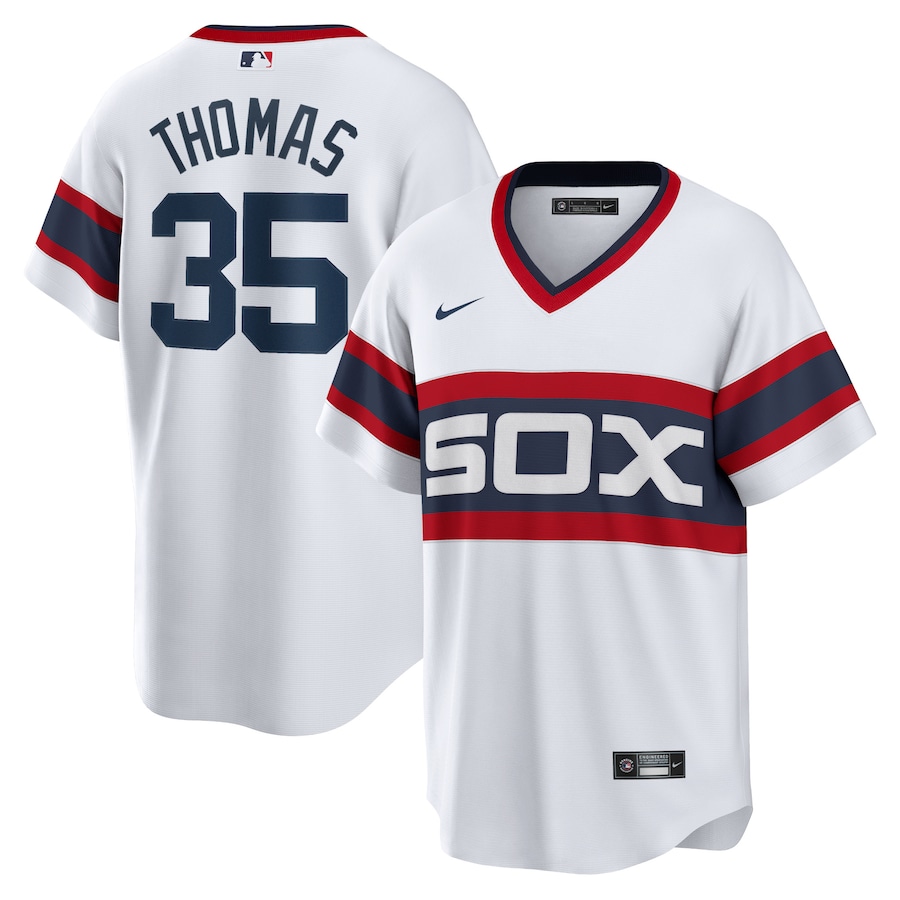 Frank Thomas Chicago White Sox Home Cooperstown Collection Player Jersey White