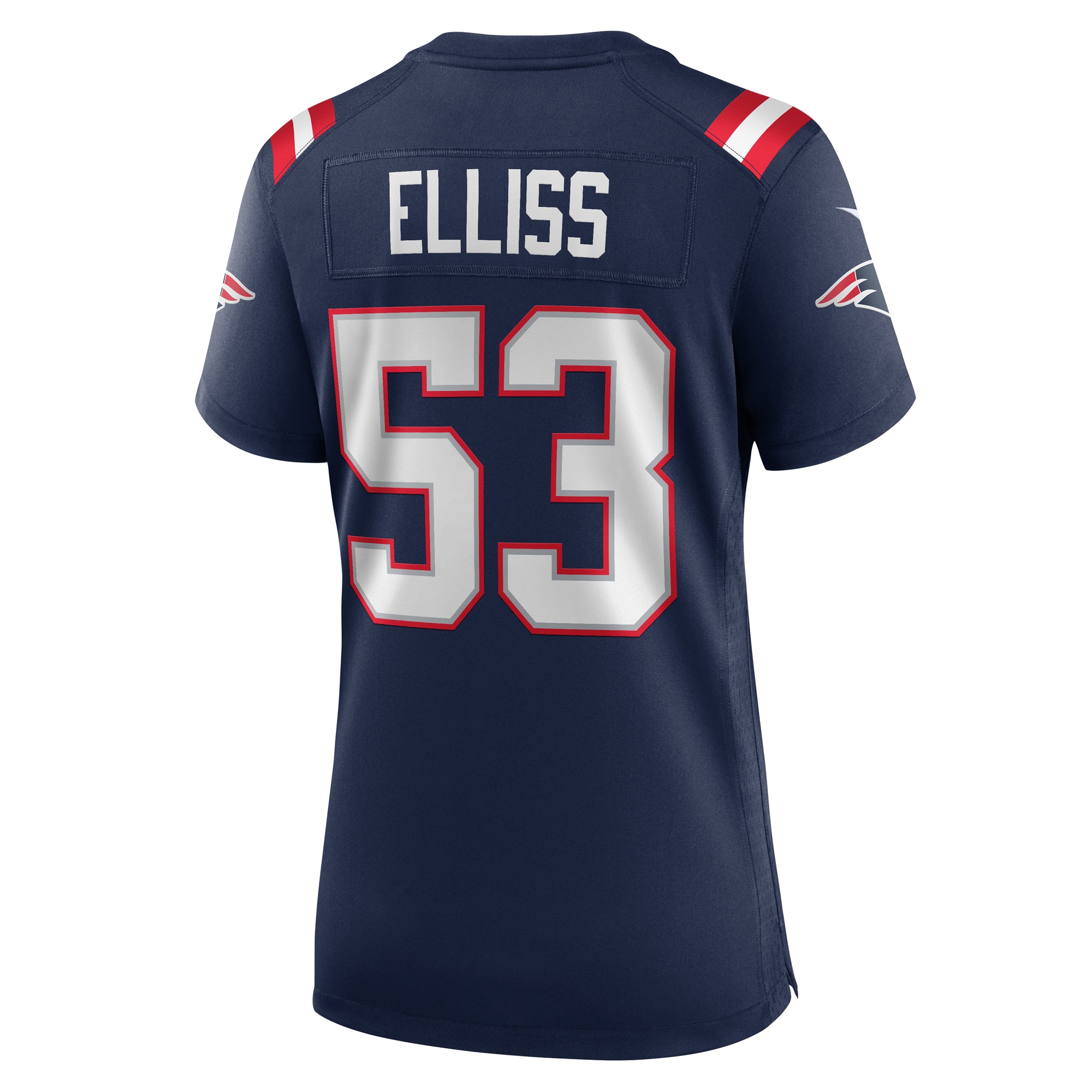 New England Patriots Christian Elliss Navy Game NFL Jersey Women's