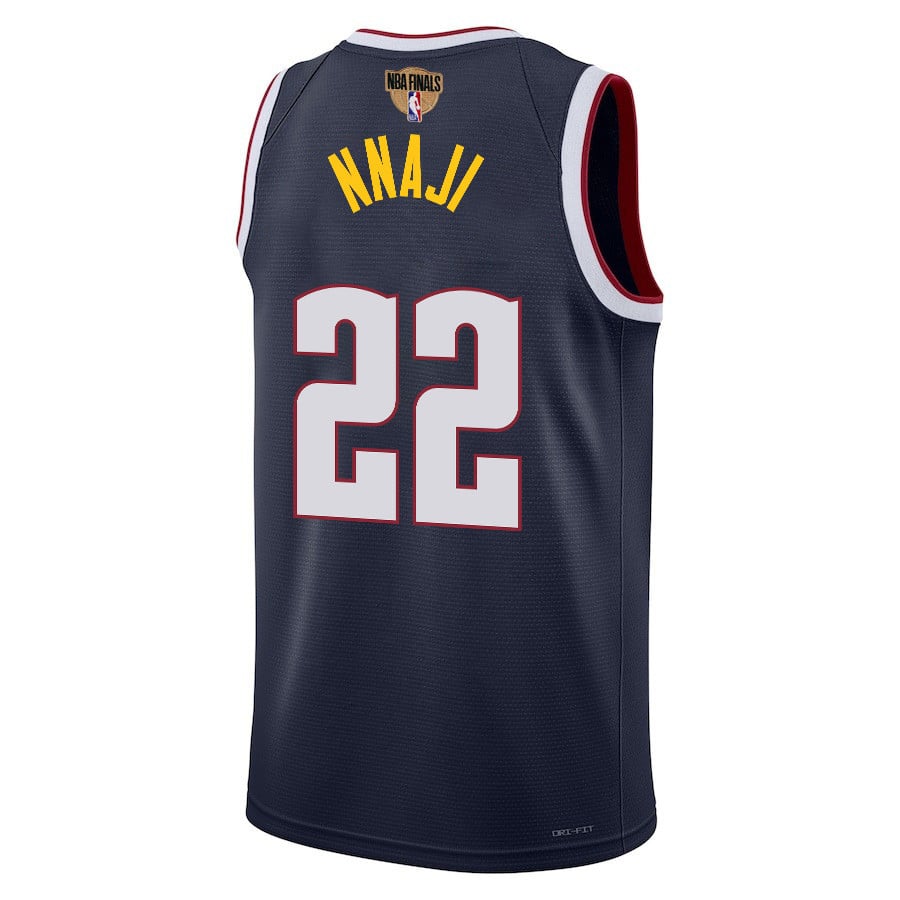 Zeke Nnaji 22 Denver Nuggets Final Champions 2023 Swingman Black NBA Jersey Men's