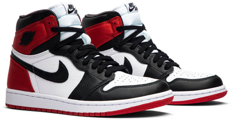 Air Jordan 1 Retro High Satin Black Toe CD0461-016
