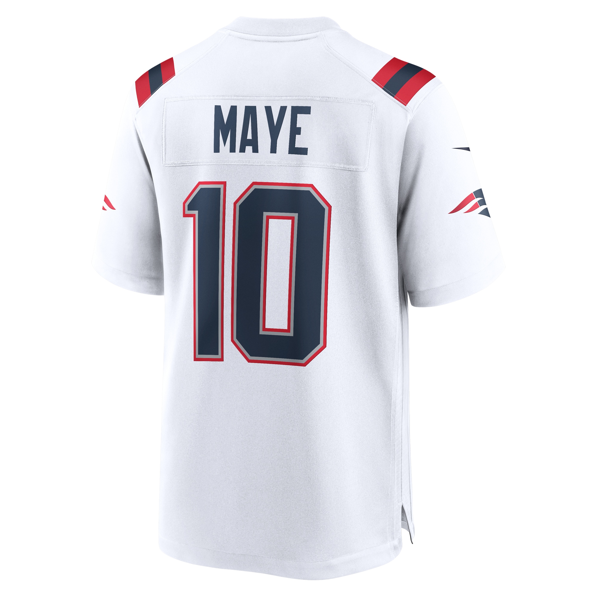 New England Patriots Drake Maye White Player Game NFL Jersey Men's
