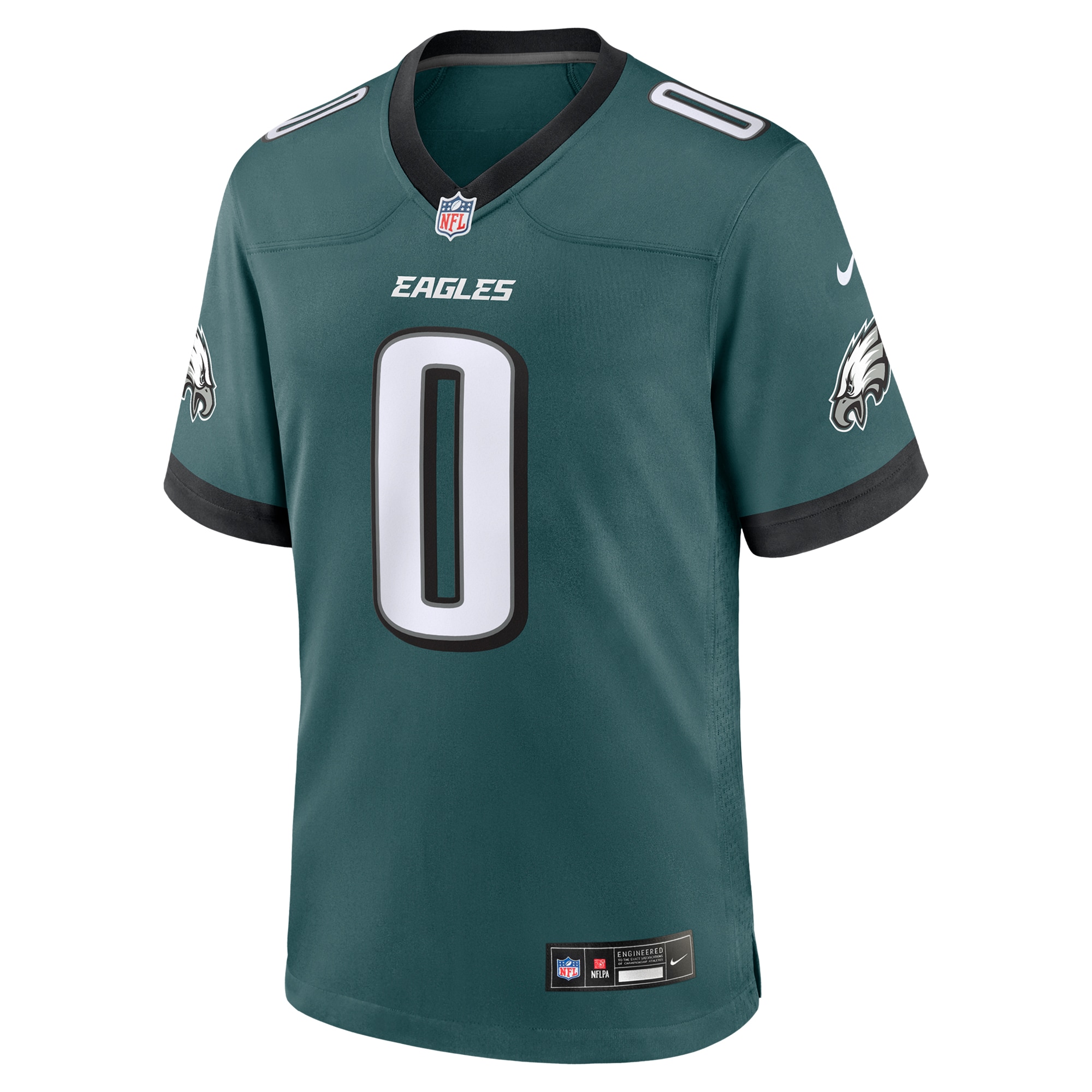 Philadelphia Eagles Bryce Huff Midnight Green Team Game NFL Jersey Men's