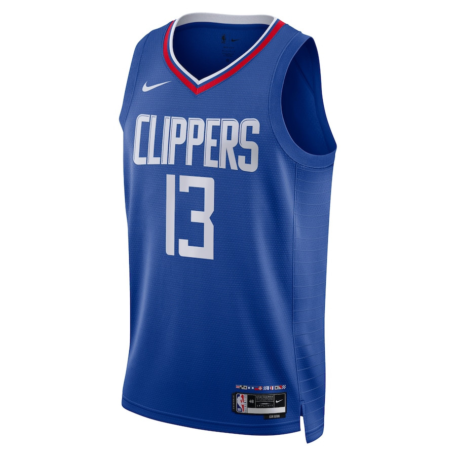 Paul George 13 Los Angeles Clippers Unisex Swingman Icon Edition Blue NBA Jersey Unisex
