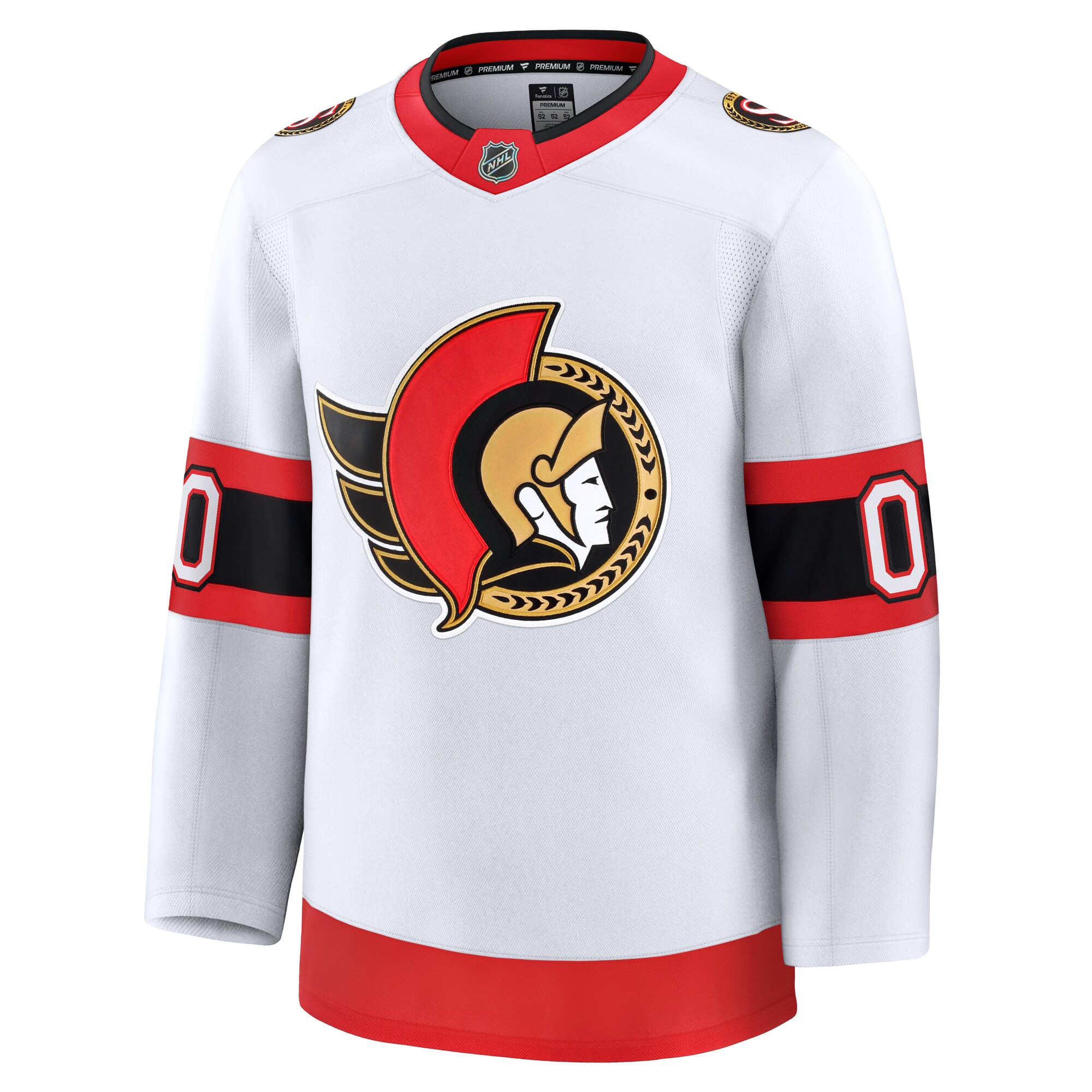 Ottawa Senators White Away Premium Custom NHL Jersey Men's
