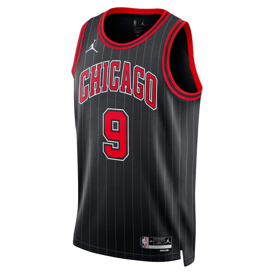 Nikola Vucevic 9 Chicago Bulls Unisex Swingman Statement Edition Black NBA Jersey Unisex