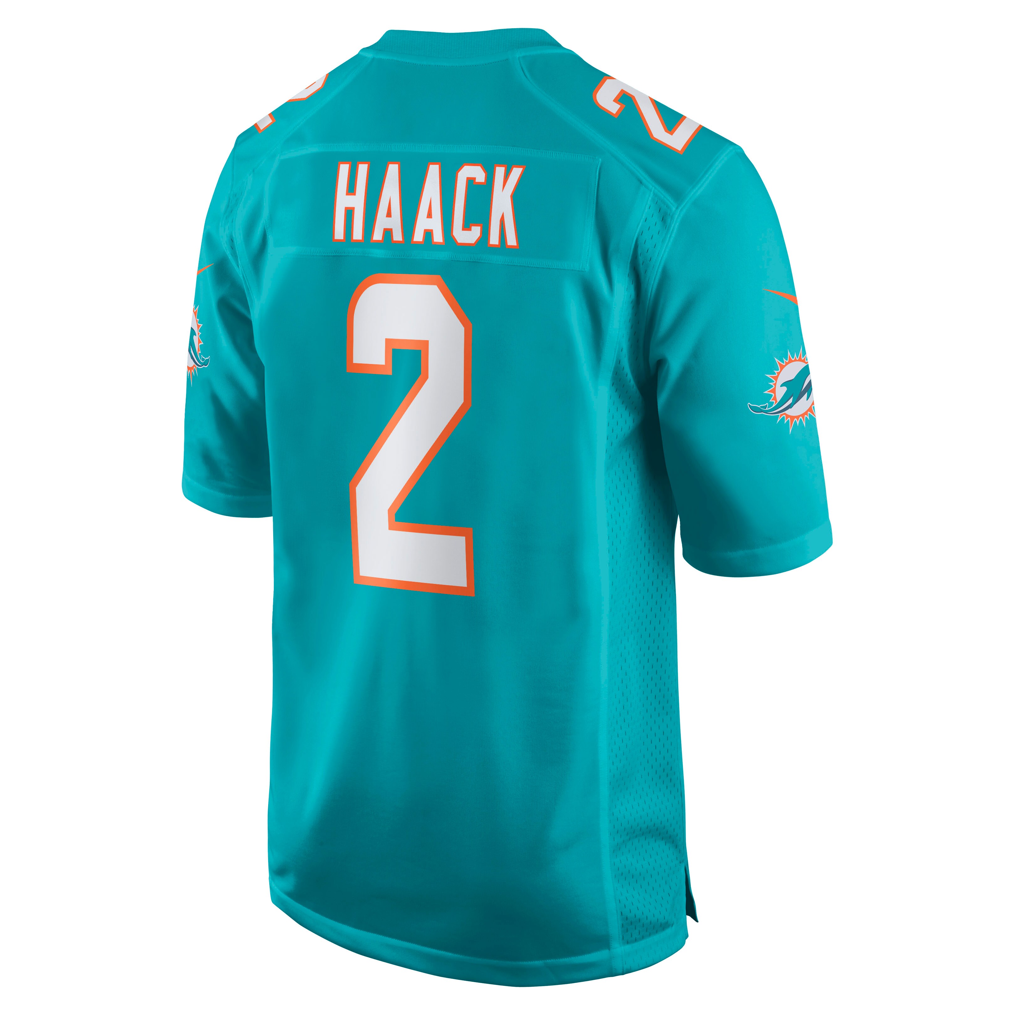 Miami Dolphins Matt Haack Aqua Game NFL Jersey Men's