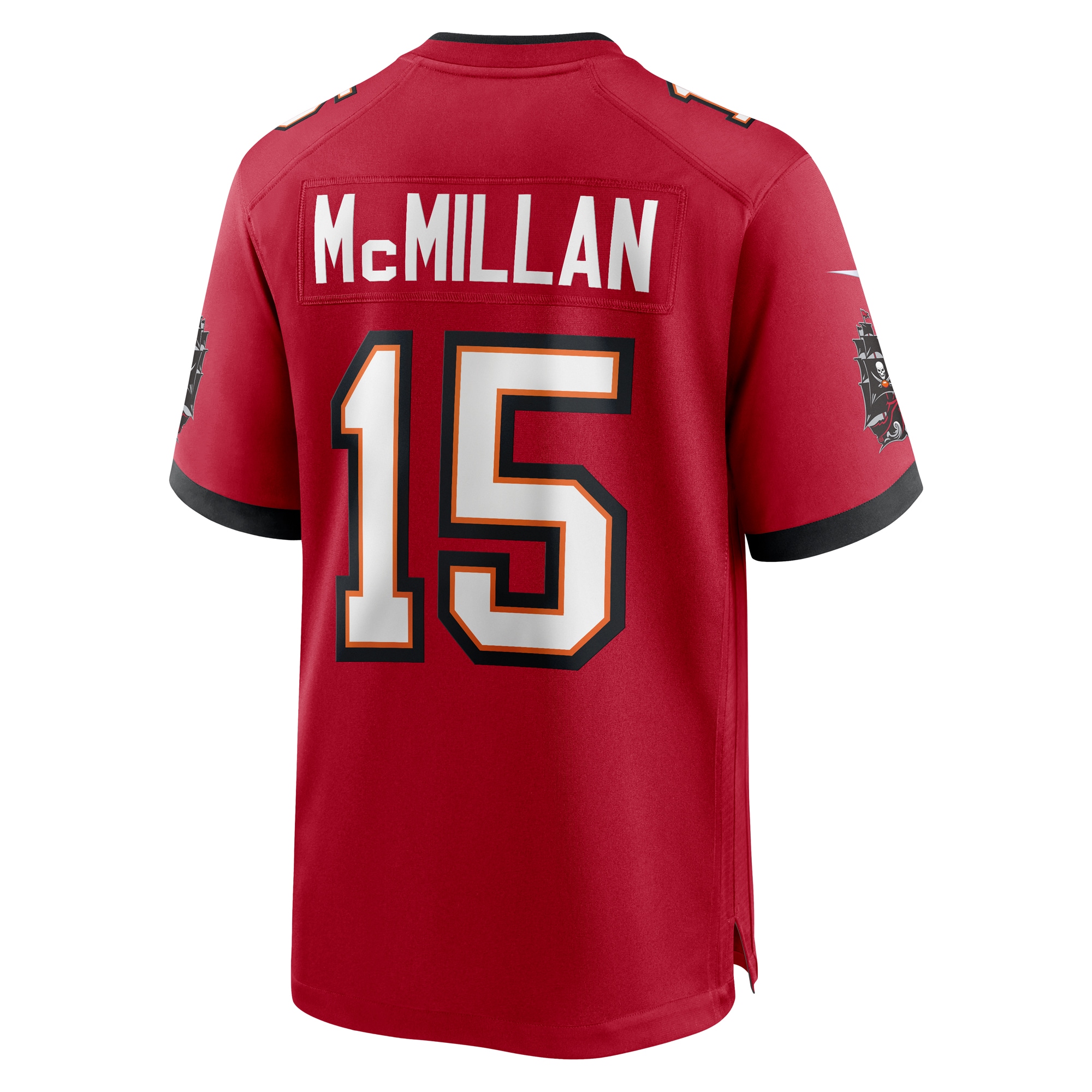 Tampa Bay Buccaneers Jalen McMillan Red Game NFL Jersey Men's