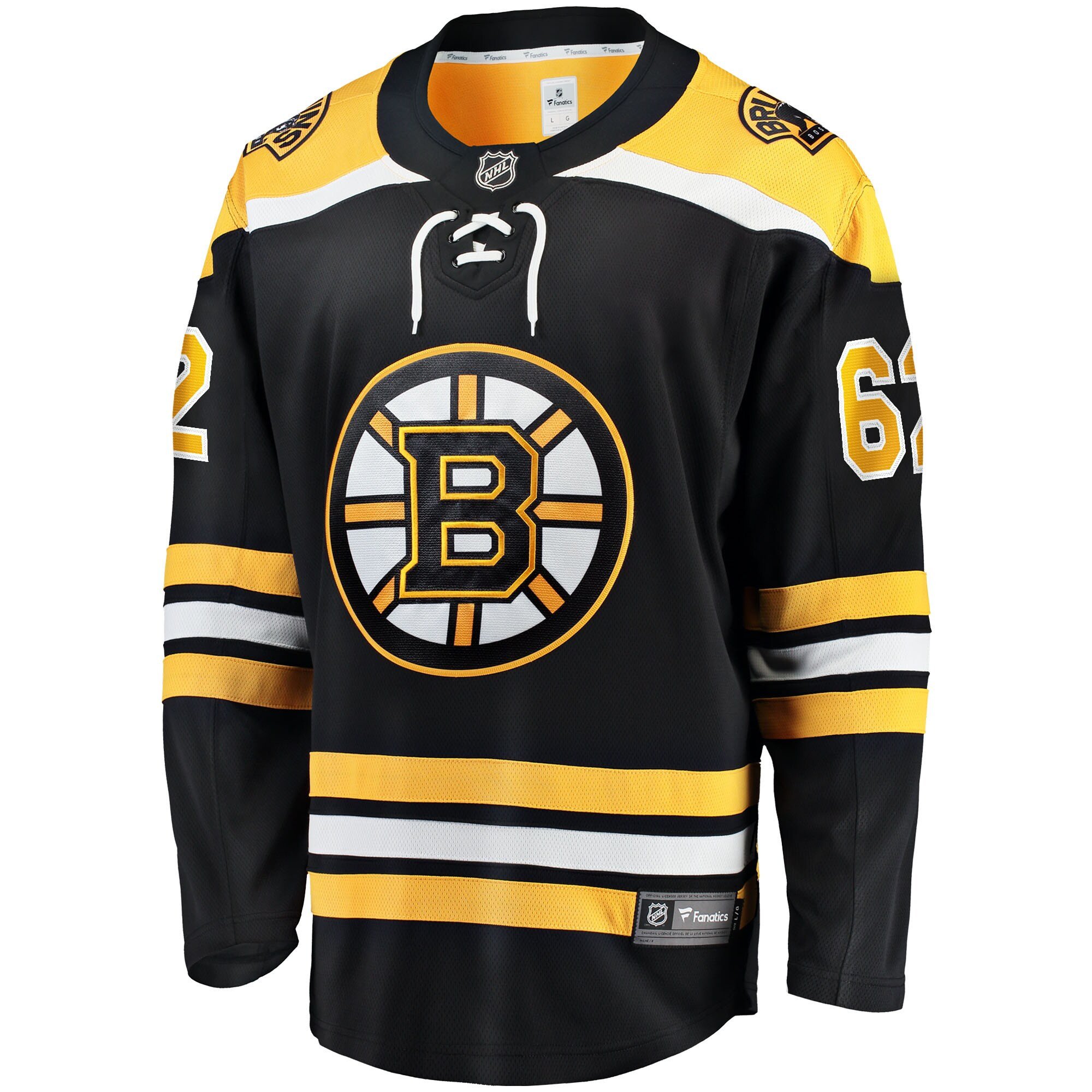 Oskar Steen 62 Boston Bruins Home Breakaway Black NHL Jersey Men's