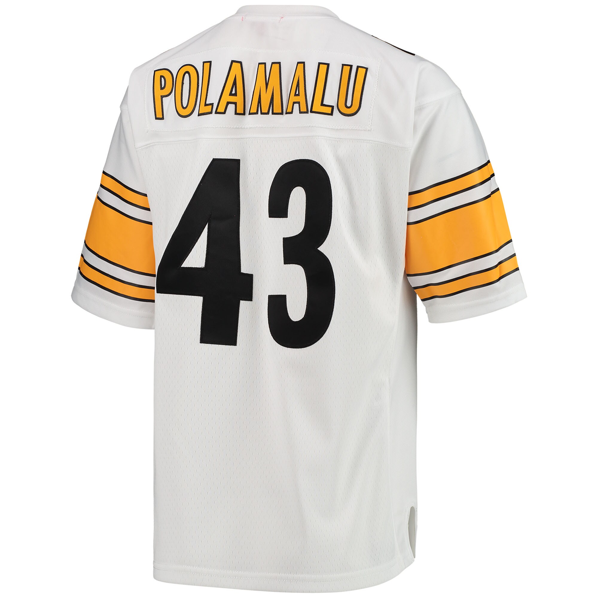 Pittsburgh Steelers Troy Polamalu Mitchell Ness White 2005 Legacy Team NFL Jersey Women's