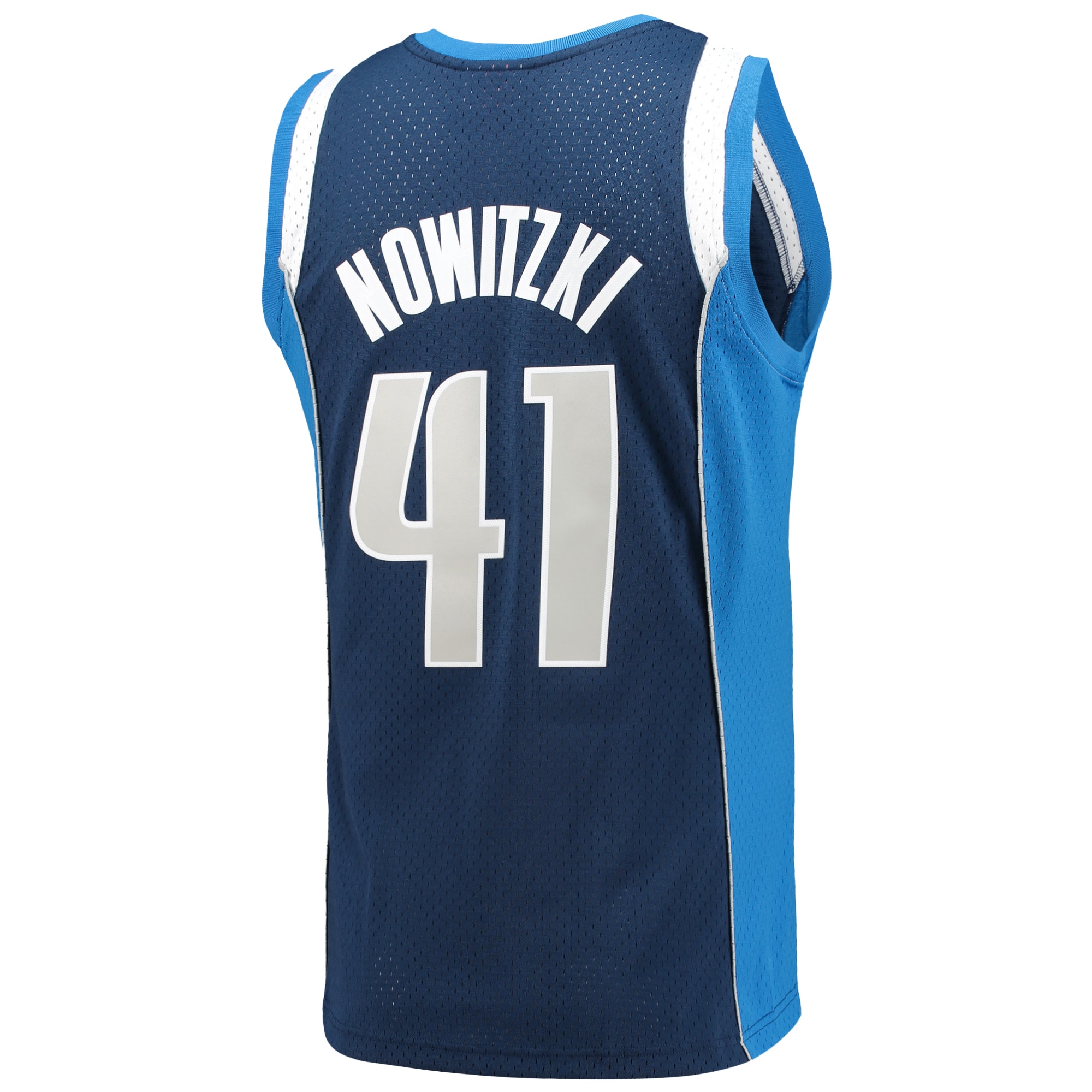 Mitchell Ness Dirk Nowitzki Navy Dallas Mavericks 2011/12 Hardwood Classics Swingman NBA Jersey Men's