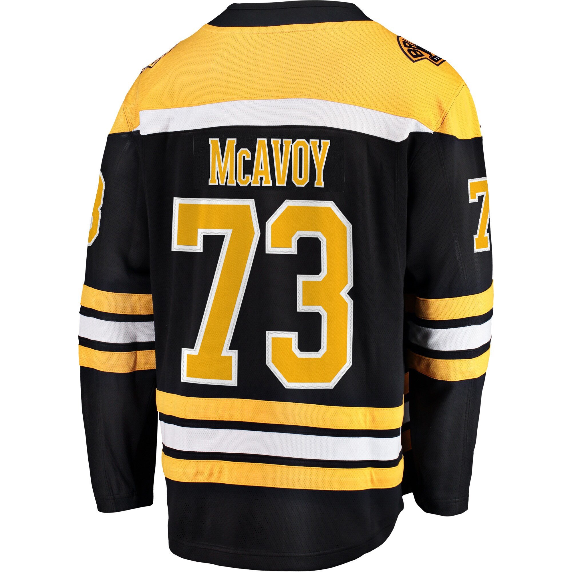 Charlie McAvoy 73 Boston Bruins Home Breakaway Black NHL Jersey Men's