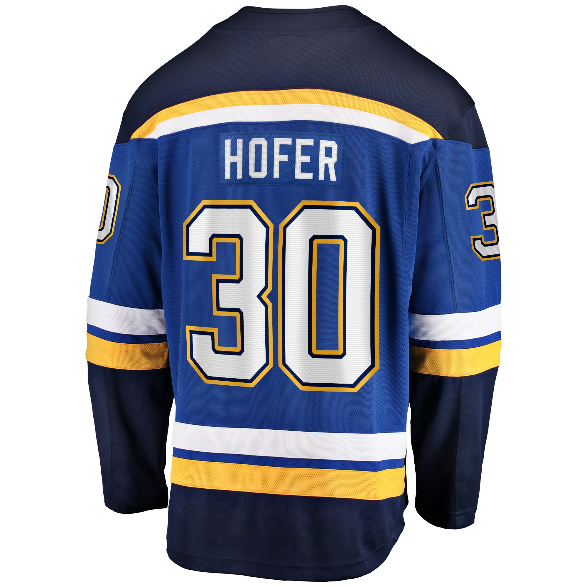St. Louis Blues Joel Hofer Blue Home Premier Breakaway Player NHL Jersey Men's