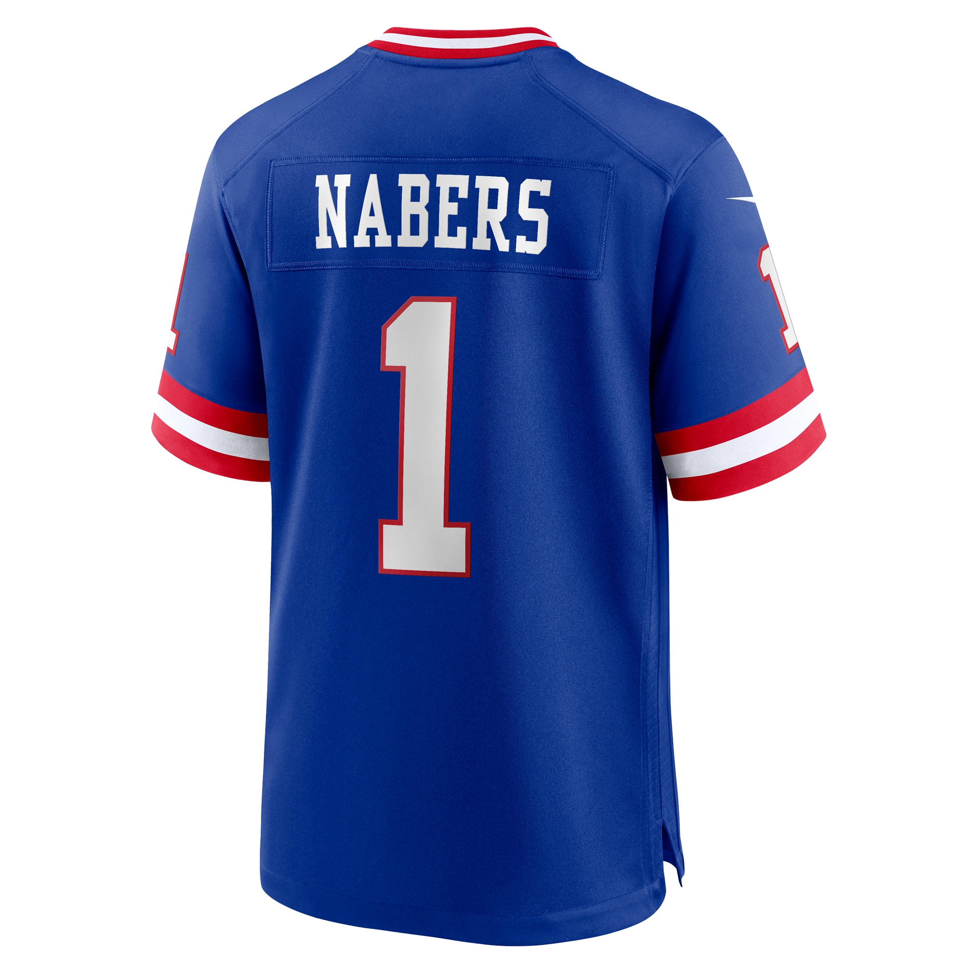 New York Giants Malik Nabers Royal 2nd Alternate Game NFL Jersey Men's