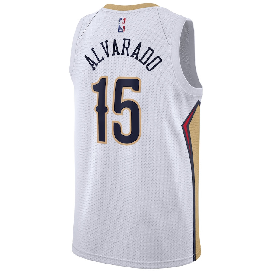 Jose Alvarado 15 New Orleans Pelicans Unisex Swingman Association Editio White NBA Jersey Unisex