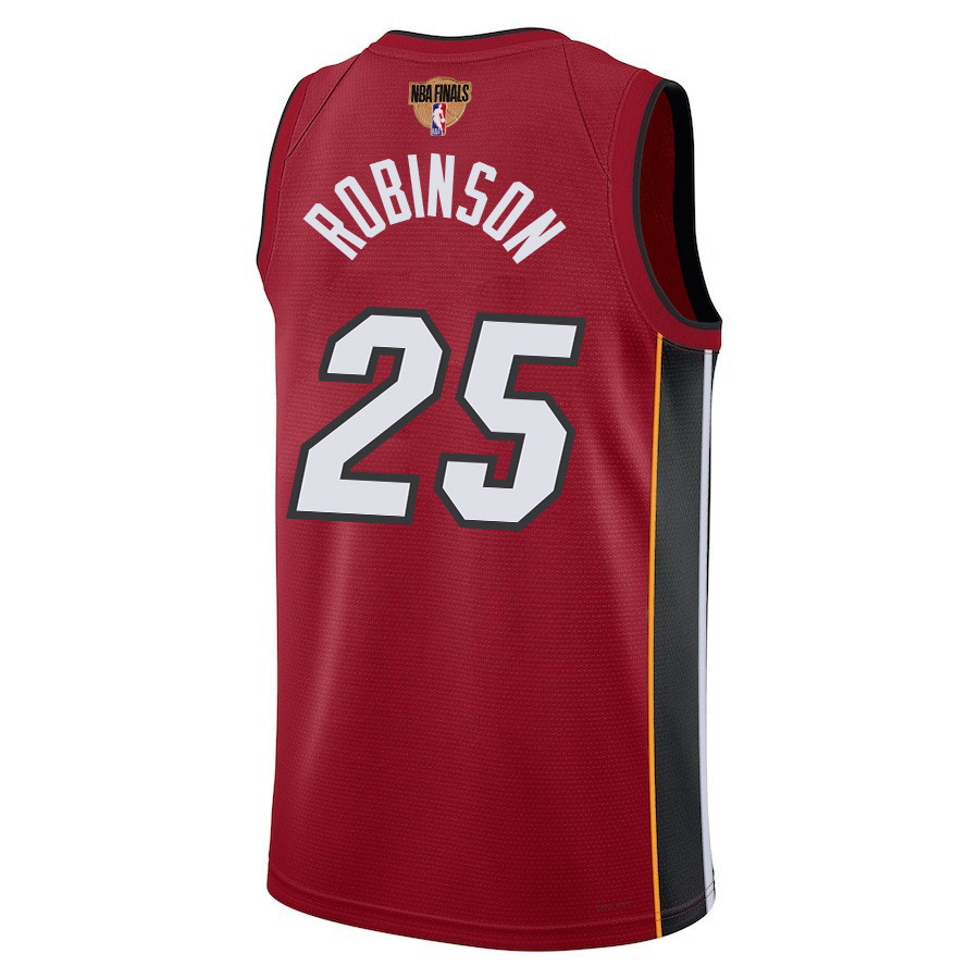 Orlando Robinson 25 Miami Heat Final Champions 2023 Swingman Red NBA Jersey Men's