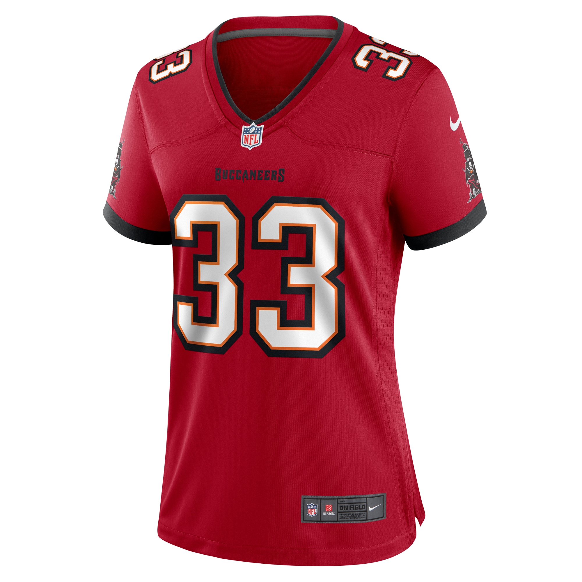 Tampa Bay Buccaneers Jose Ramirez Red Game NFL Jersey Women's