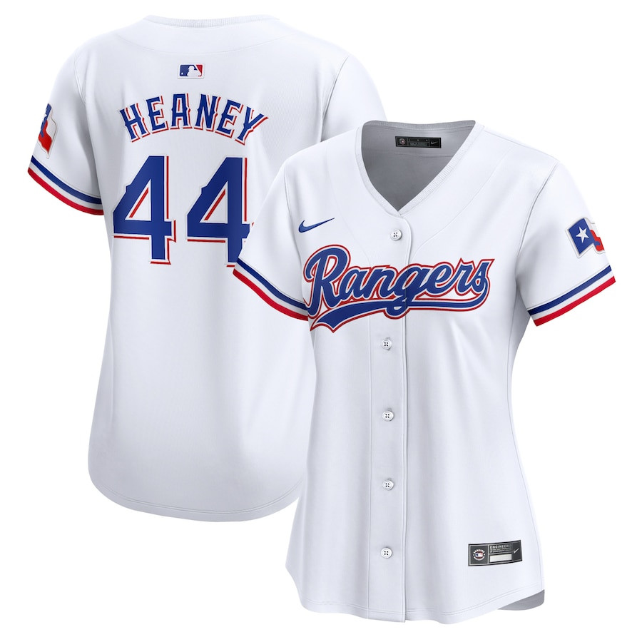 Andrew Heaney 44 Texas Rangers Home Limited Player White MLB Jersey Women's