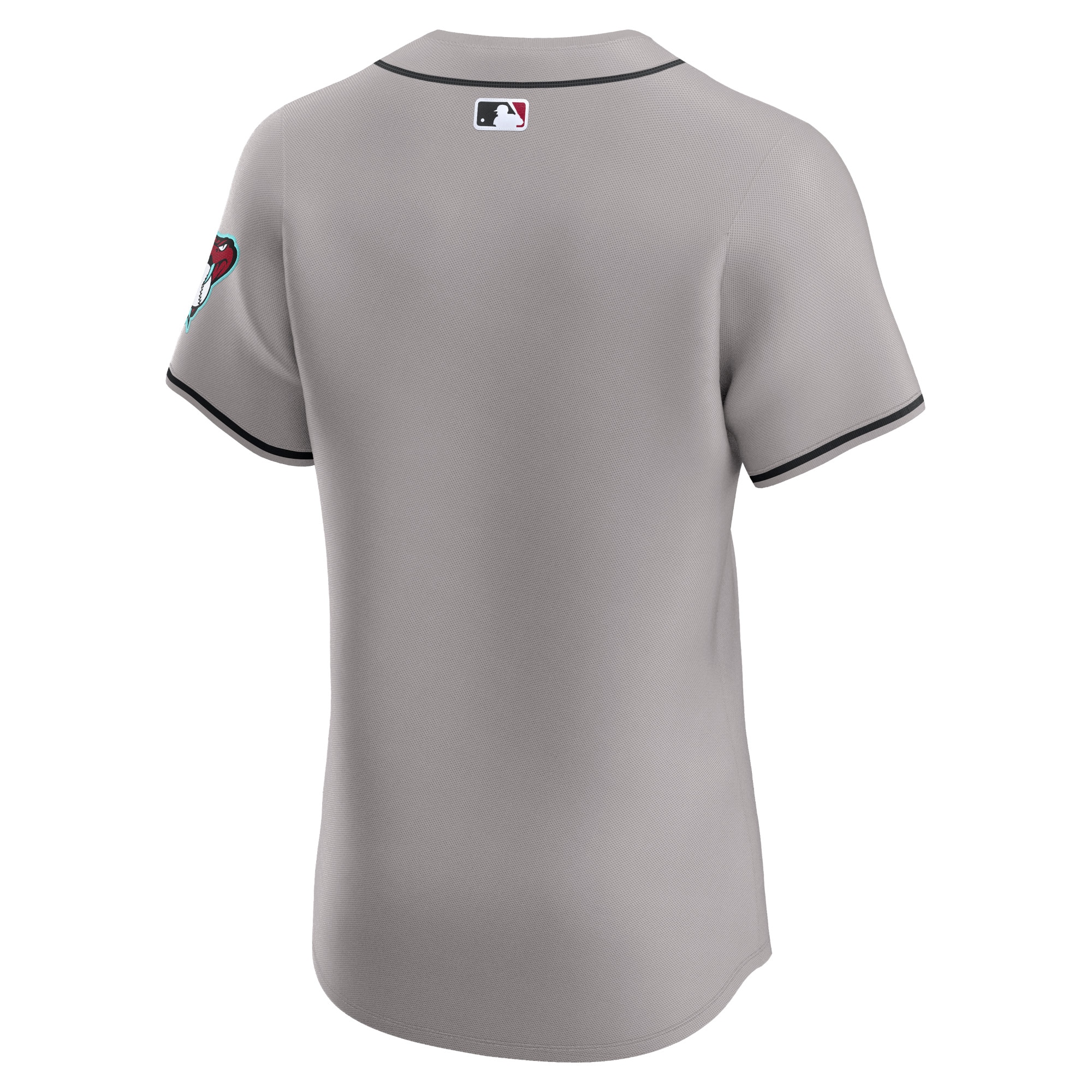 Arizona Diamondbacks Gray Vapor Premier Elite Patch MLB Jersey Men's