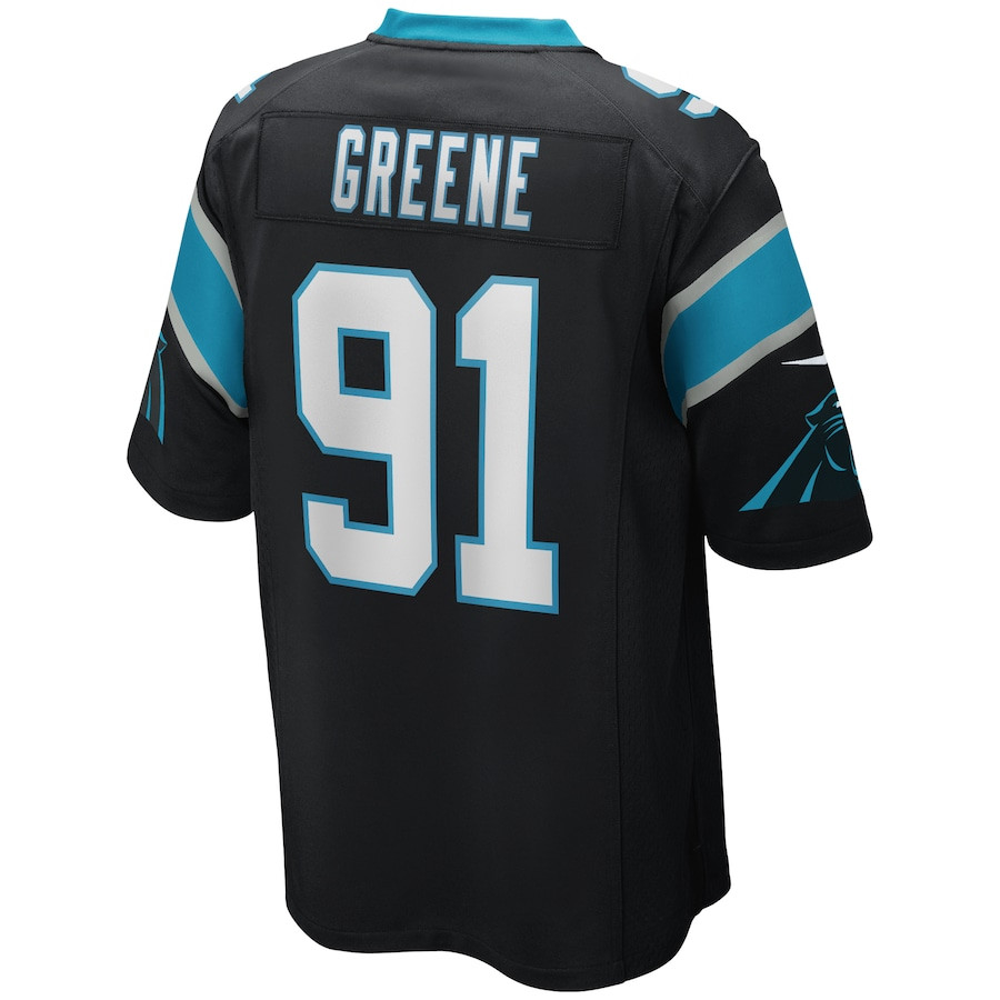 Kevin Greene 91 Carolina Panthers Game Retired Black NFL Jersey Men's