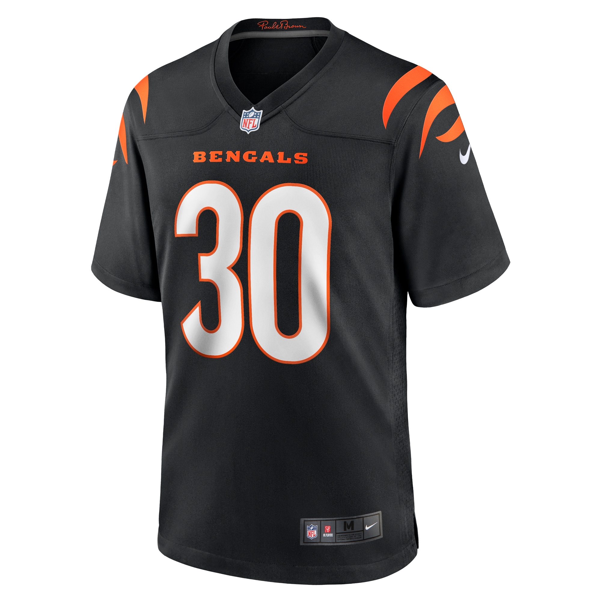 Cincinnati Bengals Chase Brown Black Team Game NFL Jersey Men's