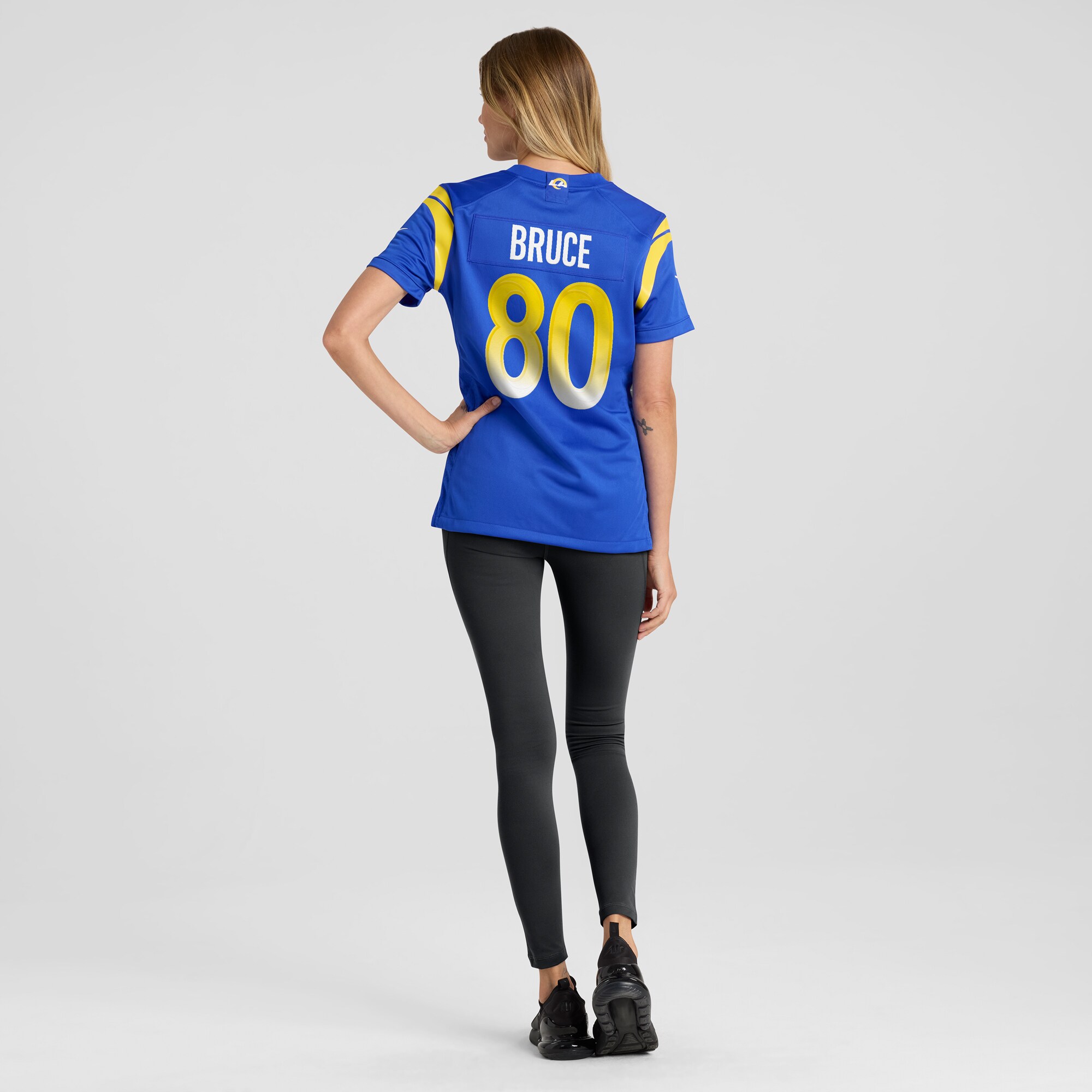 Los Angeles Rams Isaac Bruce Royal Game Retired Player NFL Jersey Women's