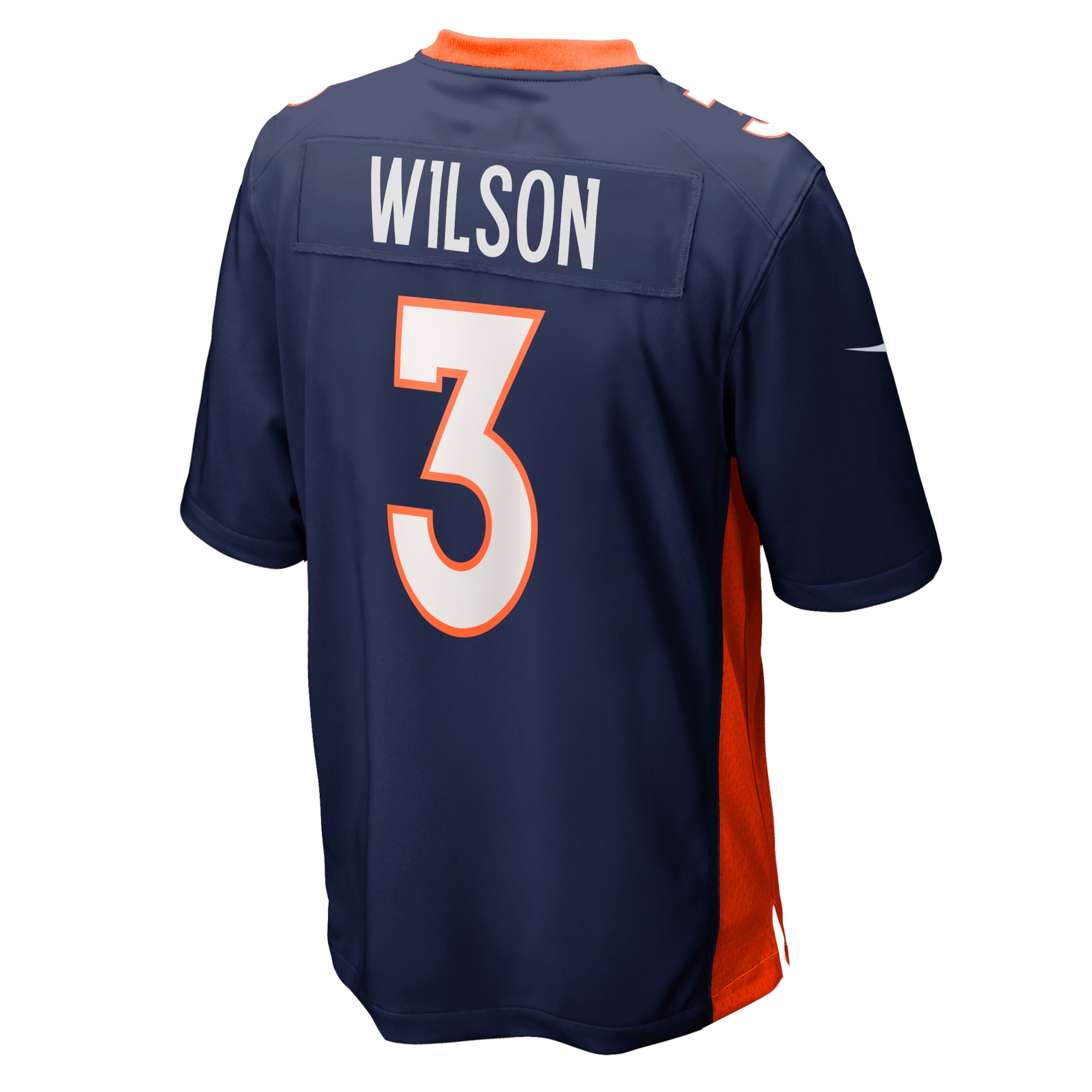 Denver Broncos Russell Wilson Navy Game NFL Jersey Youth